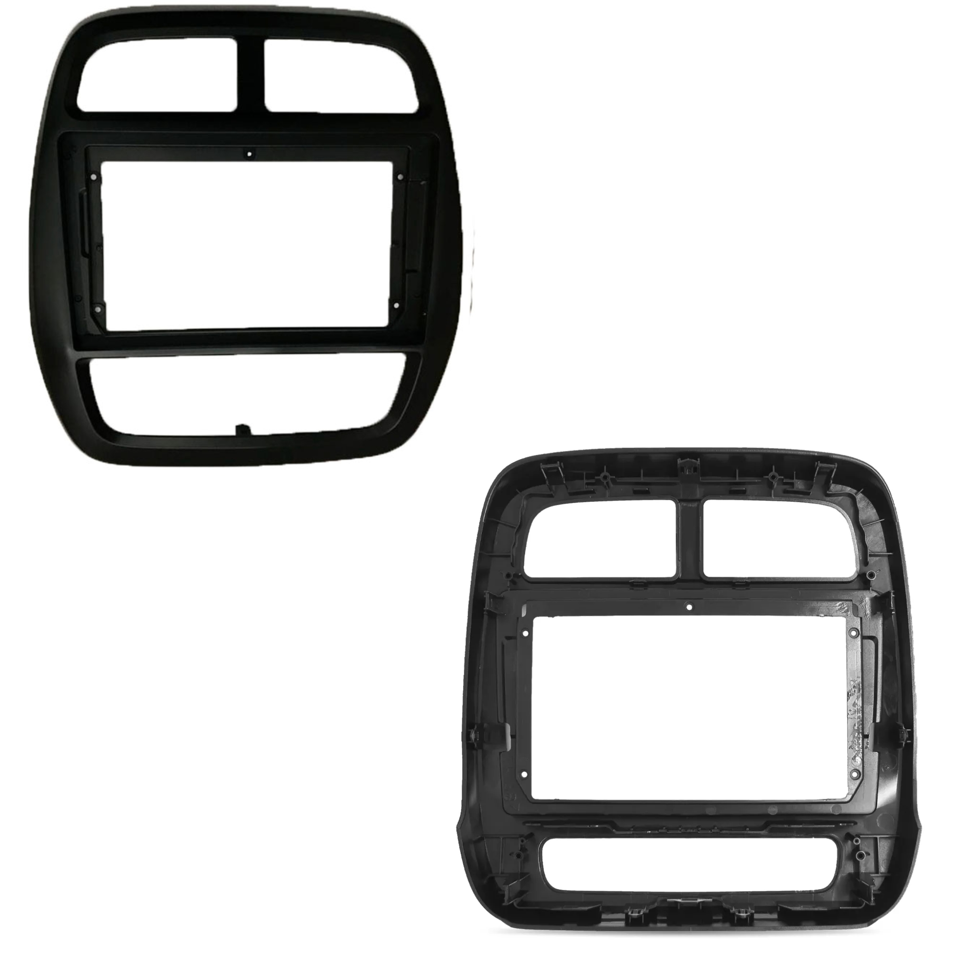 Moldura 9 Polegadas Kwid Black Piano Padrão Chinês Expex - EPX9RN005