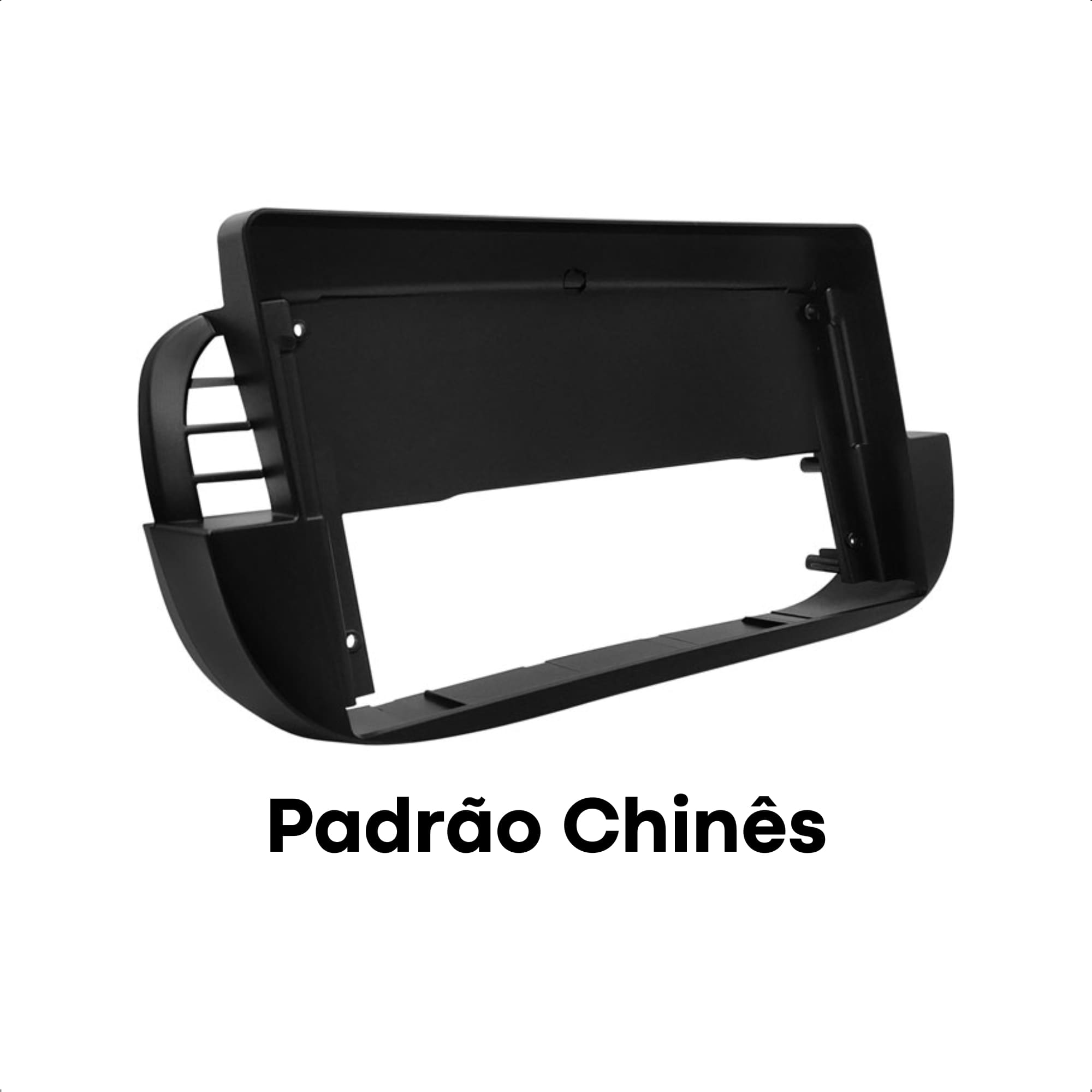 Moldura 9 Polegadas Fiat 500 2007 2008 2009 2010 2011 2012 2013 2014 Preto Fosco - Expex EPX9FT013