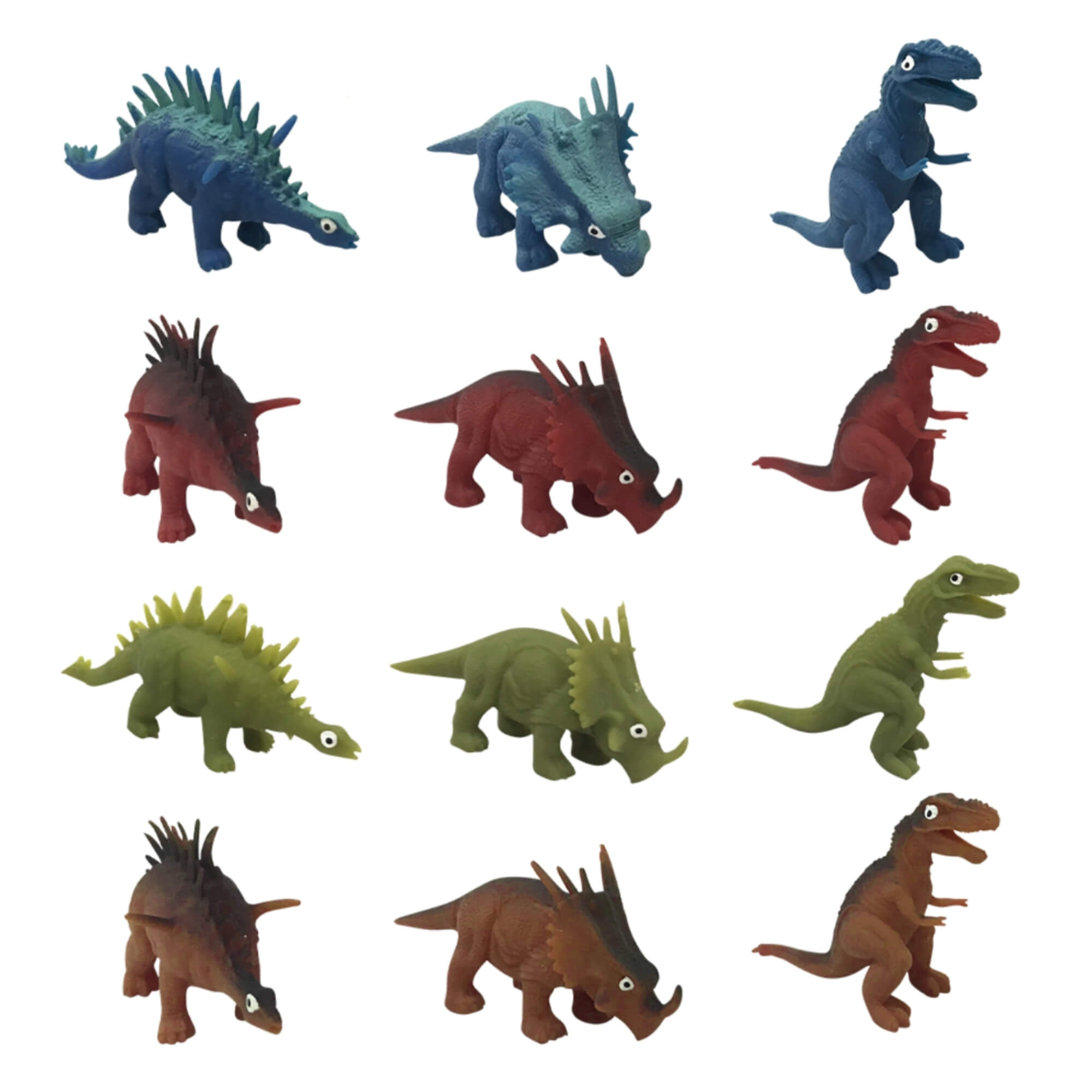 Brinquedo Sortido Dinostika Jurassic Fun Dinossauro que Estica Atóxico - Multikids BR1042