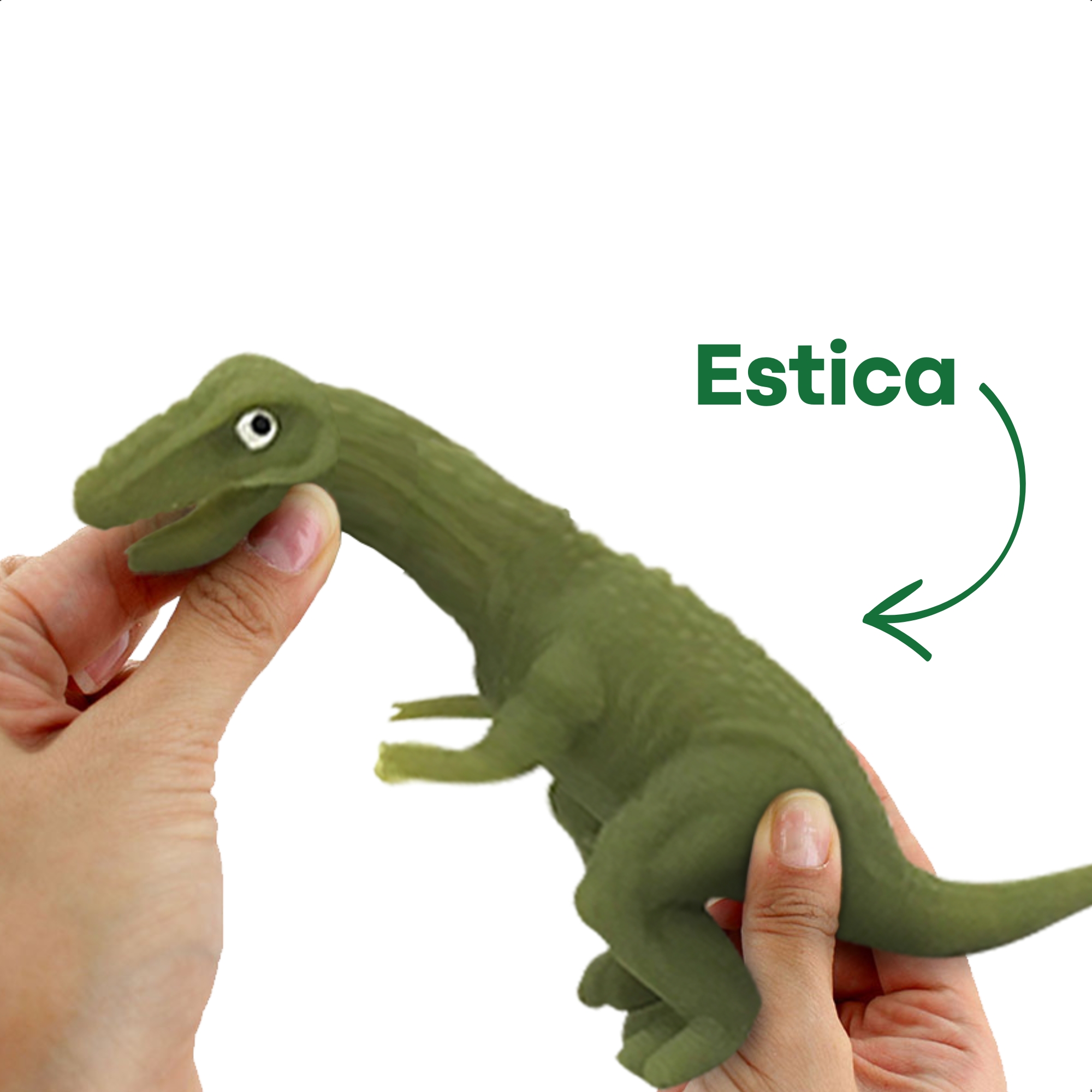 Brinquedo Sortido Dinostika Jurassic Fun Dinossauro que Estica Atóxico - Multikids BR1042