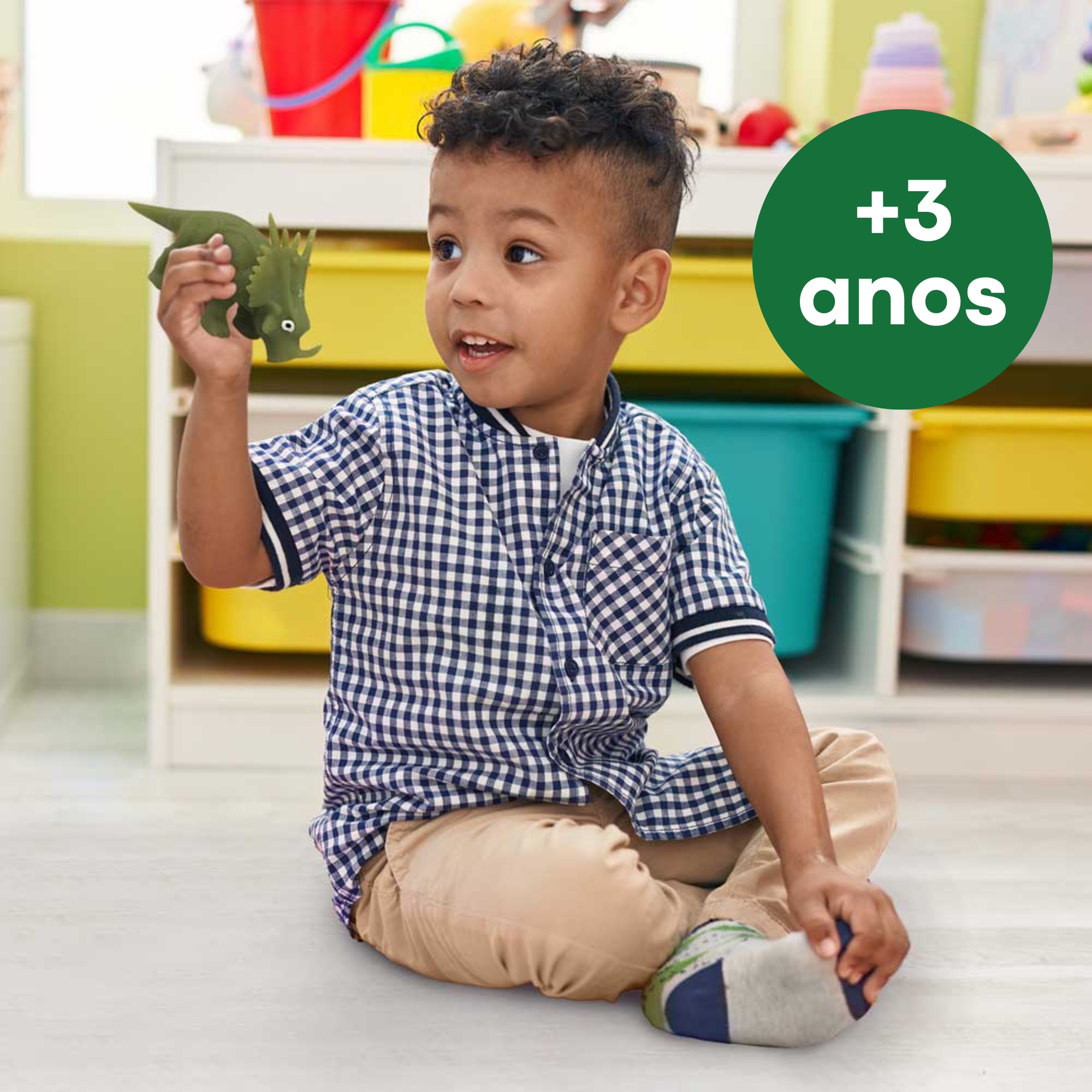 Brinquedo Sortido Dinostika Jurassic Fun Dinossauro que Estica Atóxico - Multikids BR1042