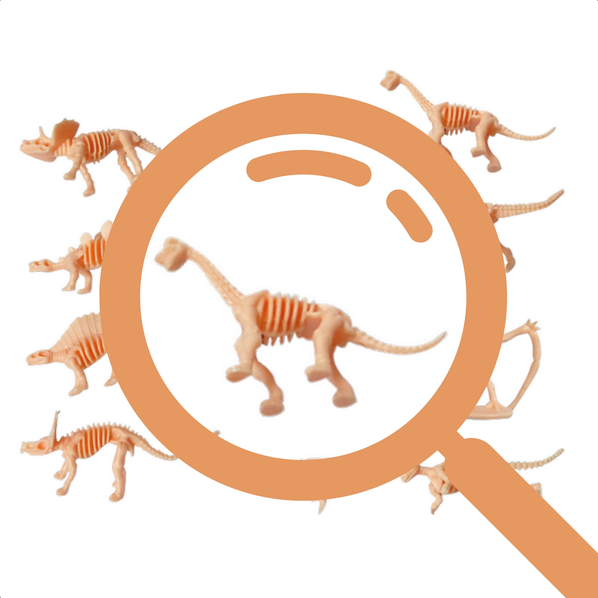 Brinquedo Sortido Escavação Dinossauro Fóssil Jurassic Fun Kit Escavação - BR1447 Multikids