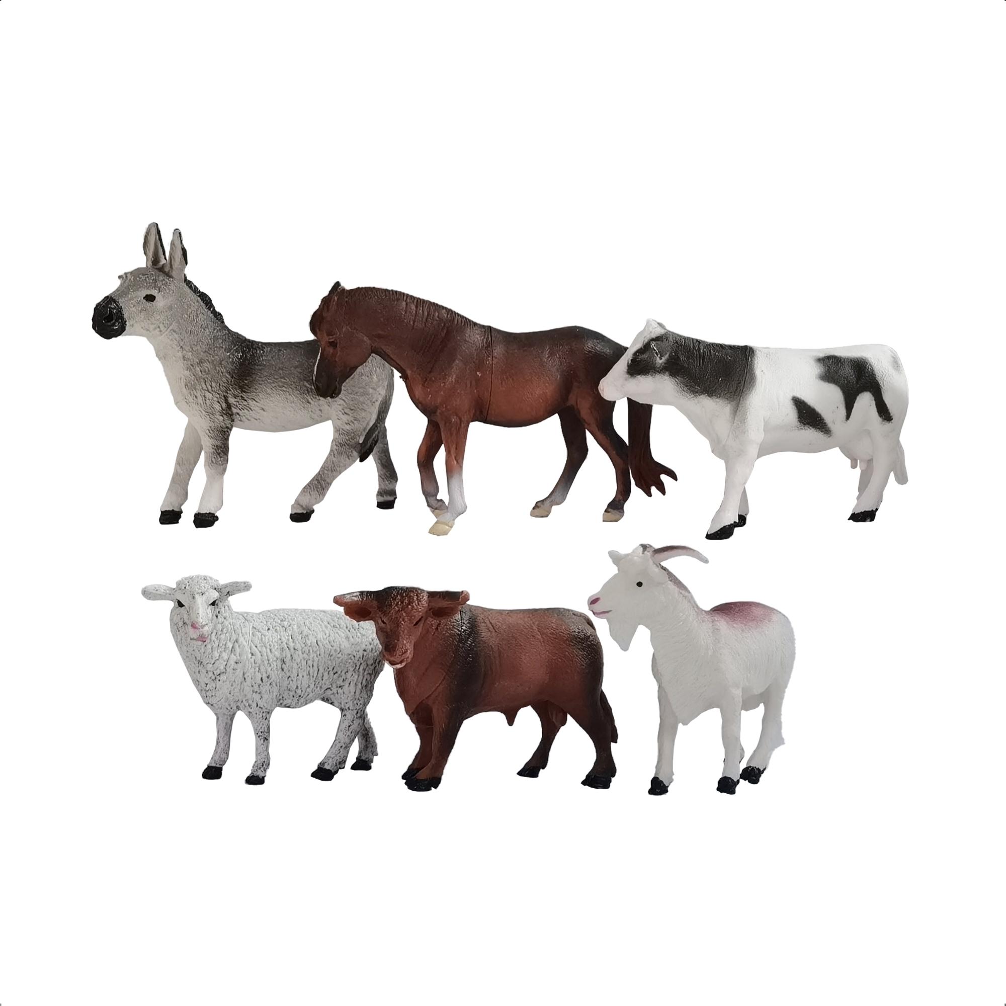 Brinquedo Pop Toys 1 Miniatura Fazendinha Sortidos Animais Colecionáveis Monte Sua Fazendinha - Multikids BR1878