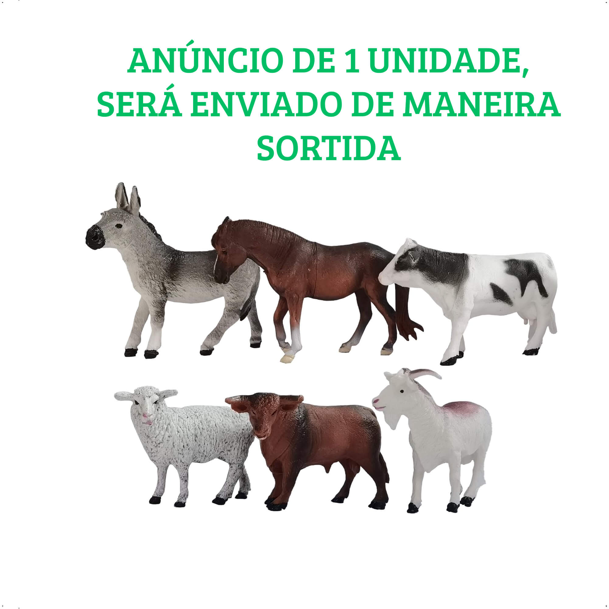 Brinquedo Pop Toys 1 Miniatura Fazendinha Sortidos Animais Colecionáveis Monte Sua Fazendinha - Multikids BR1878