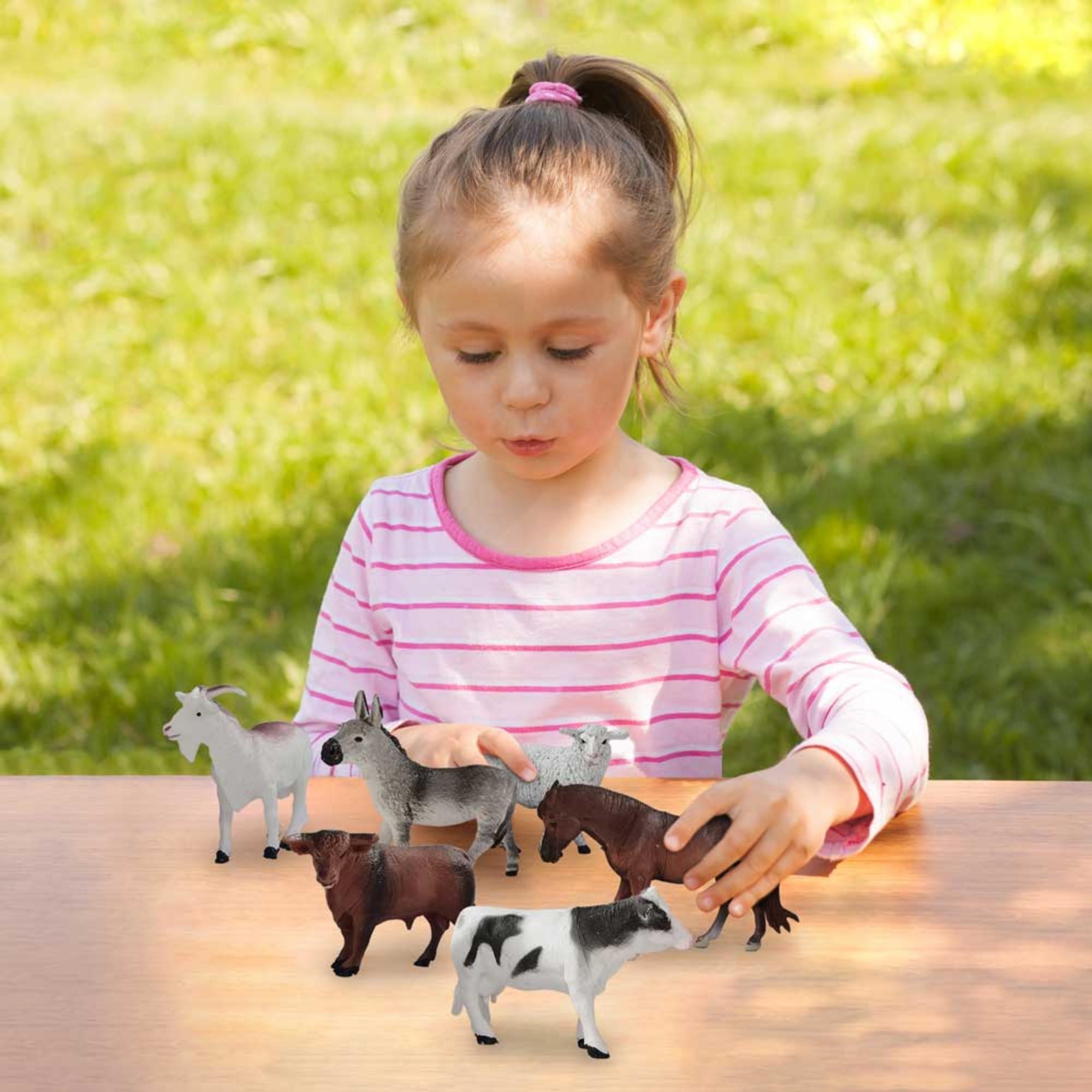 Brinquedo Pop Toys 1 Miniatura Fazendinha Sortidos Animais Colecionáveis Monte Sua Fazendinha - Multikids BR1878