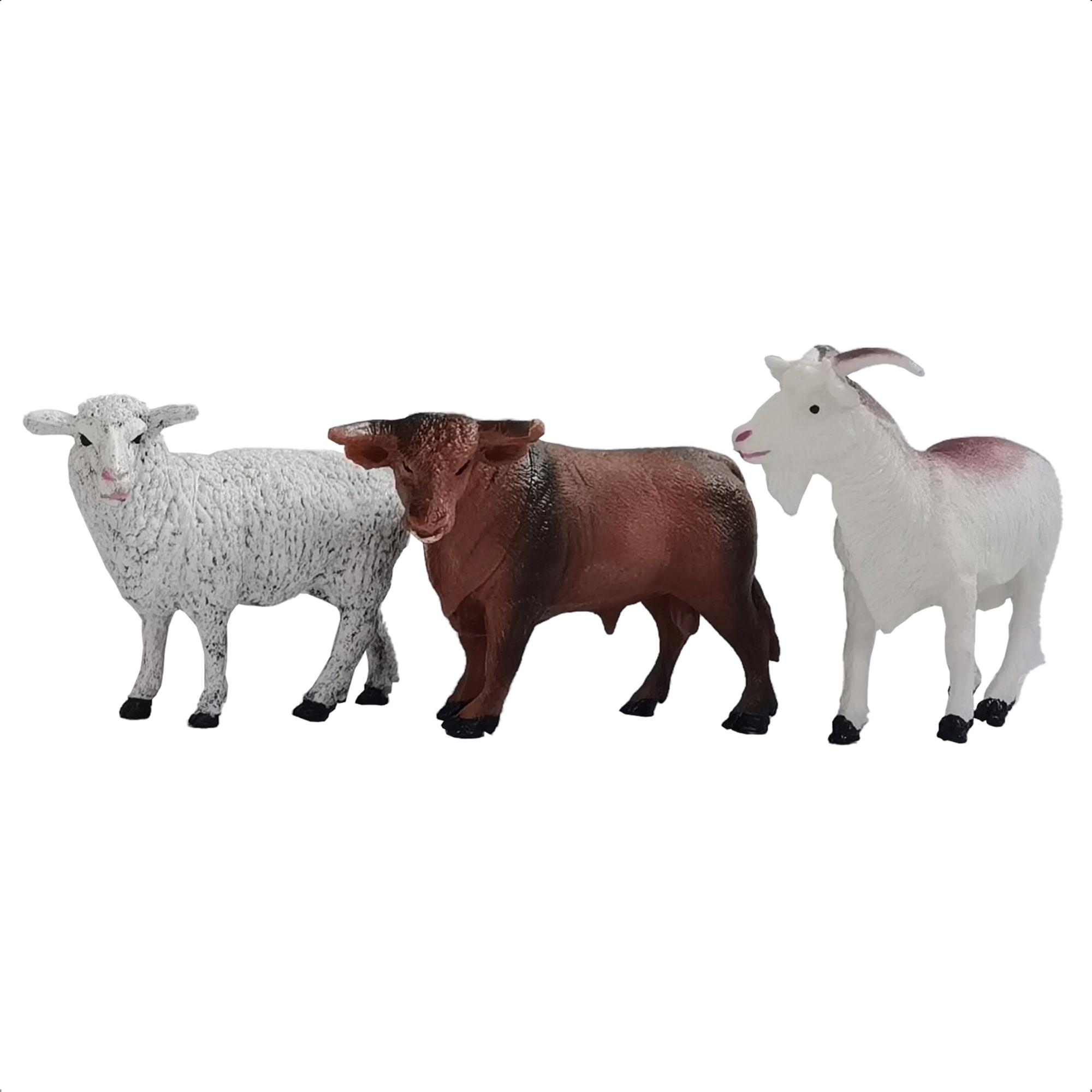 Brinquedo Pop Toys 1 Miniatura Fazendinha Sortidos Animais Colecionáveis Monte Sua Fazendinha - Multikids BR1878