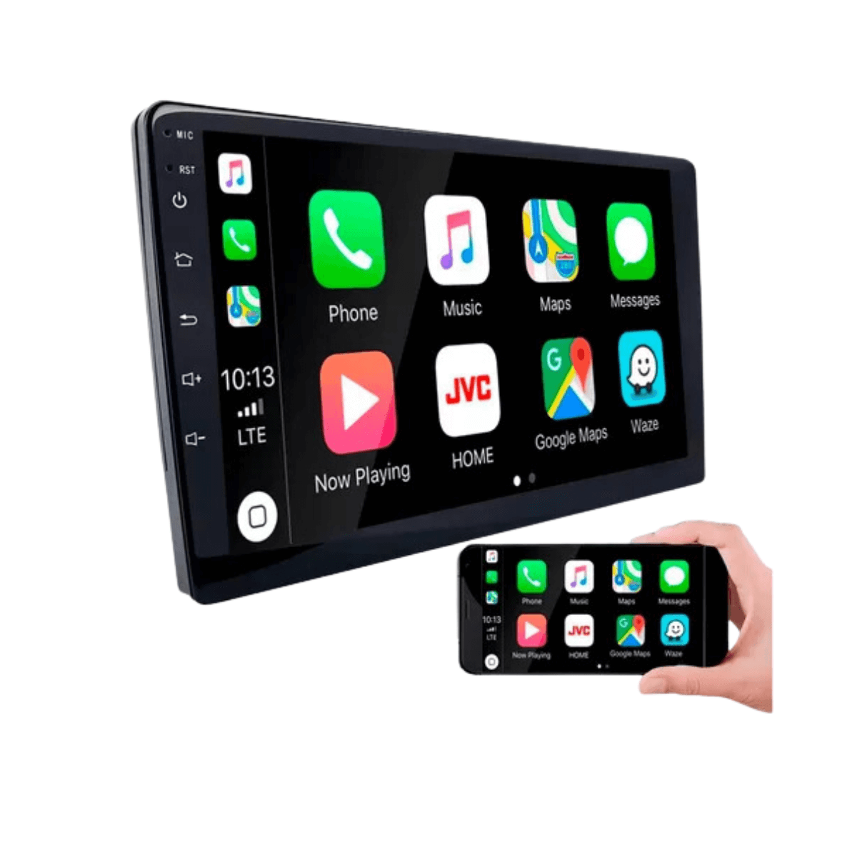 Multimidia Android Slim Full TOUC 9 Polegadas Painel IPS Celular 32GB/2GB  H-TECH - HT-9223CA