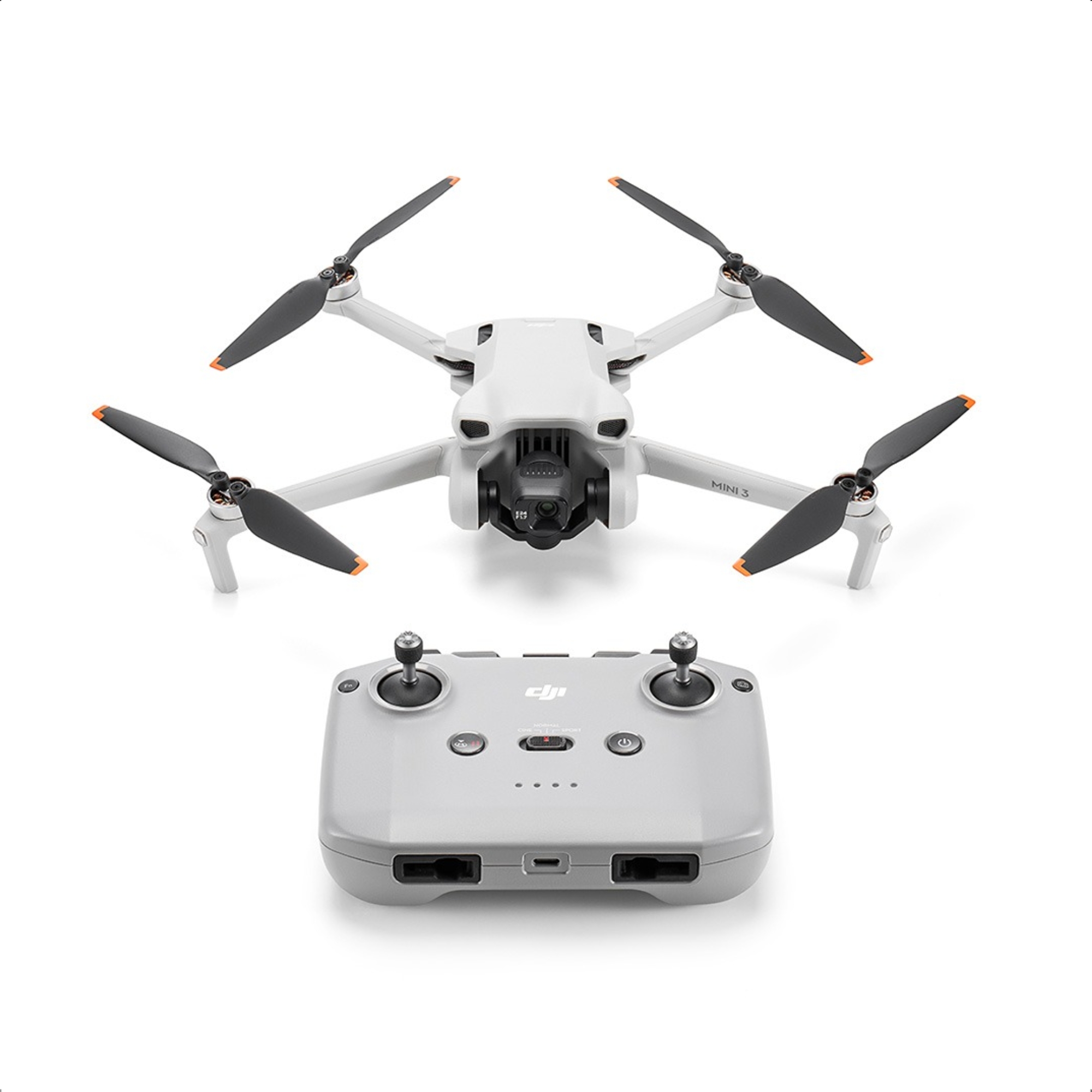 Drone DJI Mini 3 RCN1 Fly More Combo 10km Vídeo 31/51 Min Gravação Resistente Ventos-DJI DJI024