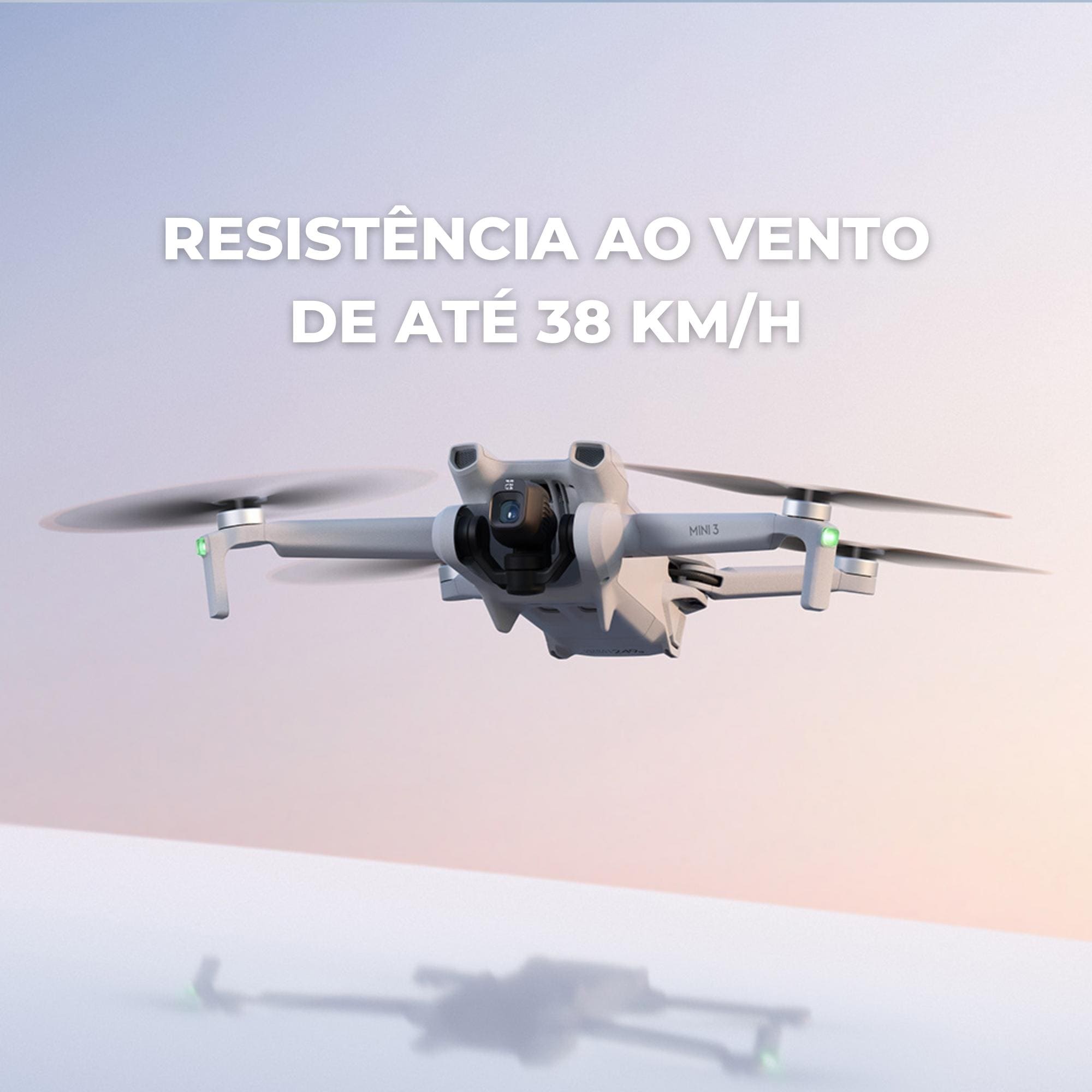 Drone DJI Mini 3 RCN1 Fly More Combo 10km Vídeo 31/51 Min Gravação Resistente Ventos-DJI DJI024