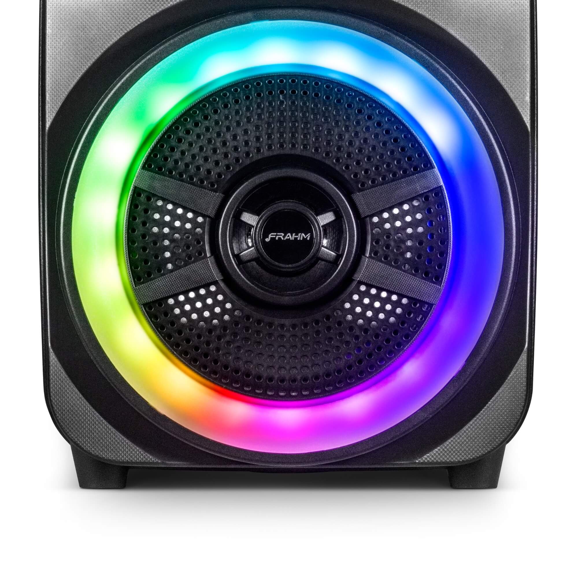 Caixa de Som Ativa Multiuso 300W RMS Bluetooth Show de luzes até 8h FM Frahm - CMF 300 TWS
