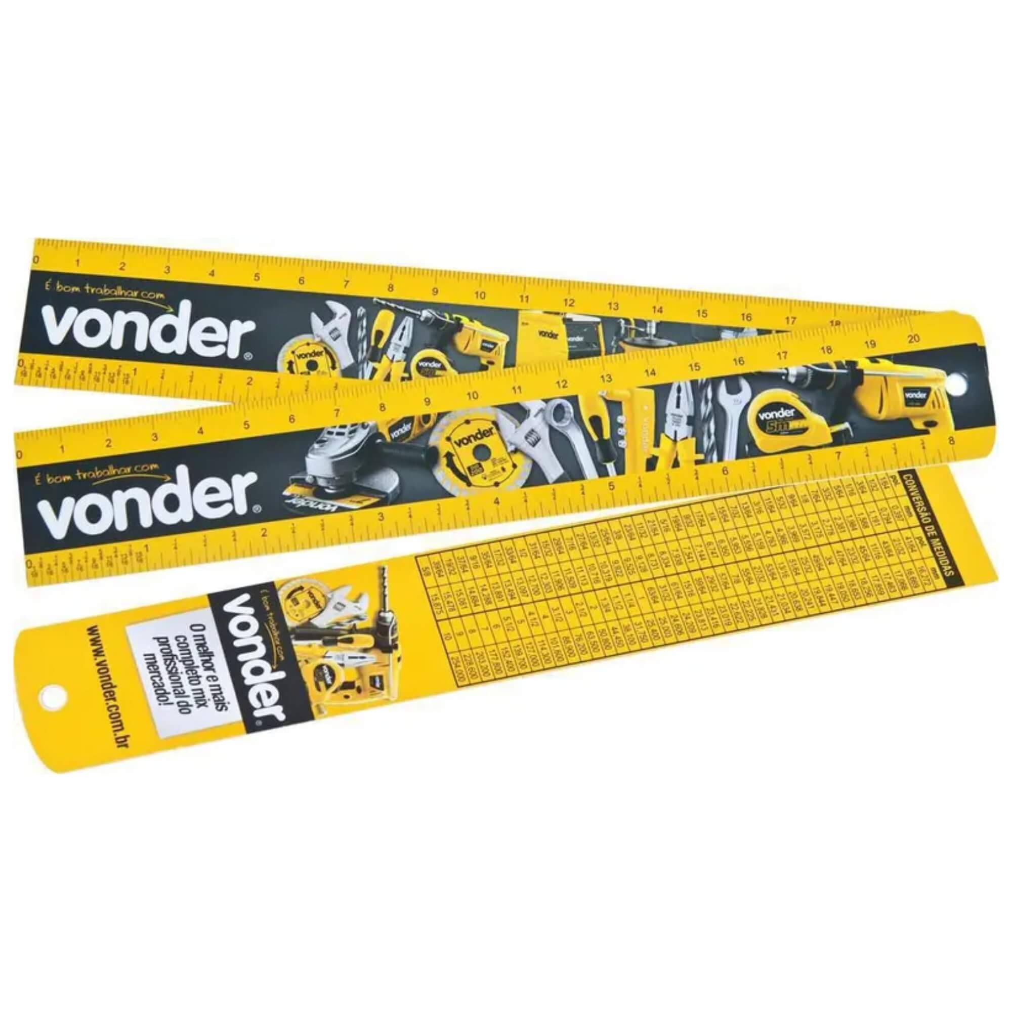 Régua PVC 20cm Vonder - 3868200000