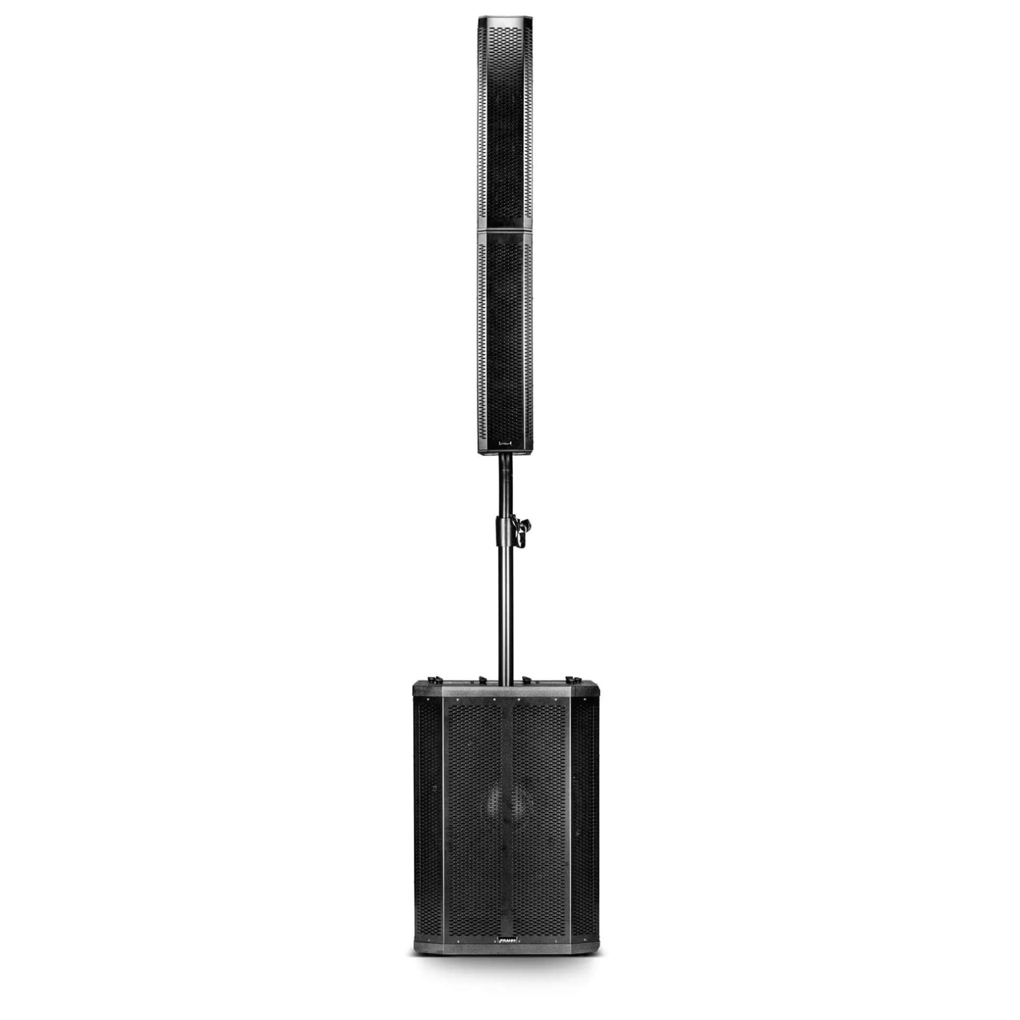 Sistema Caixa de Som 1000W RMS Torre PA Ativo Biampl. Sat/Sub. Bluetooth USB RCA Frahm GRT 15 APP 31624