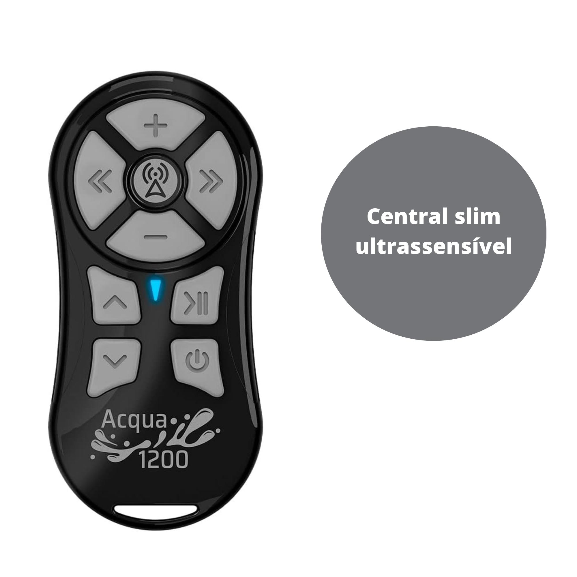 Controle de Longa Distancia Acqua Universal Alcance De1.200 Metros Preto JFA