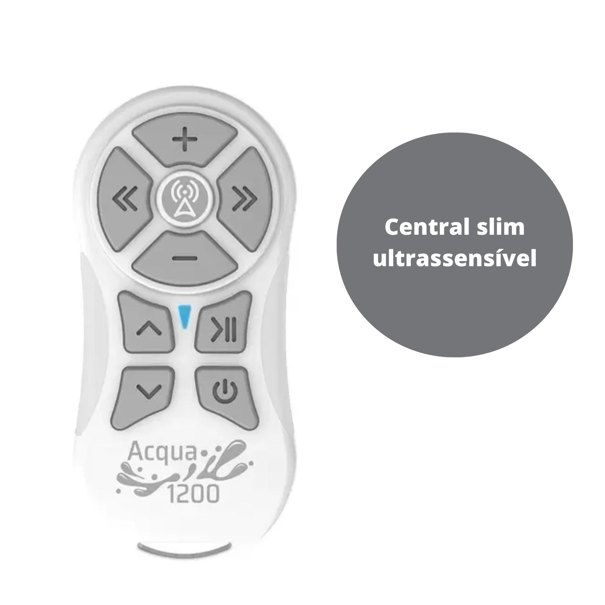 Controle de Longa Distância Acqua Branco, até 1200 metros, resistência à água - JFA
