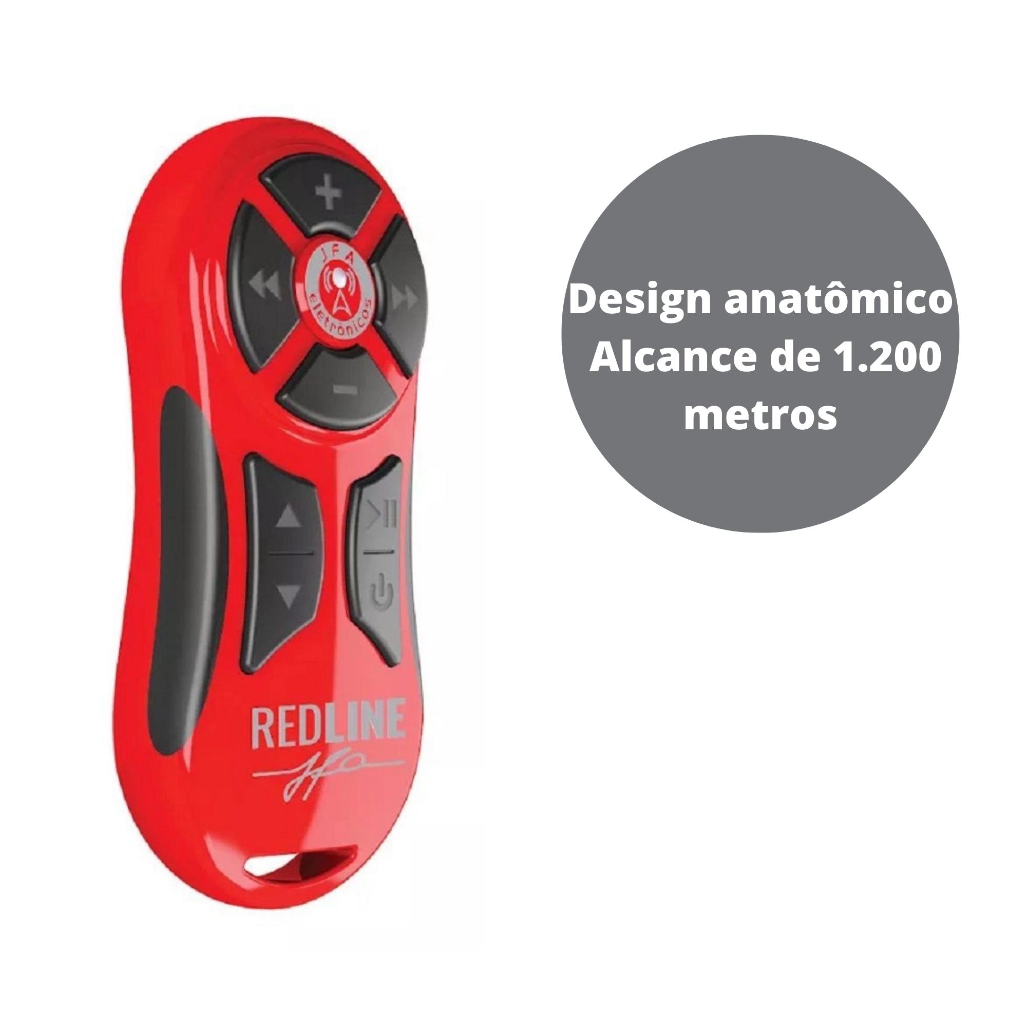 Controle Longa Distancia Até 1200 Metros Remoto Controlador Redline WR JFA Vermelho Automotivo
