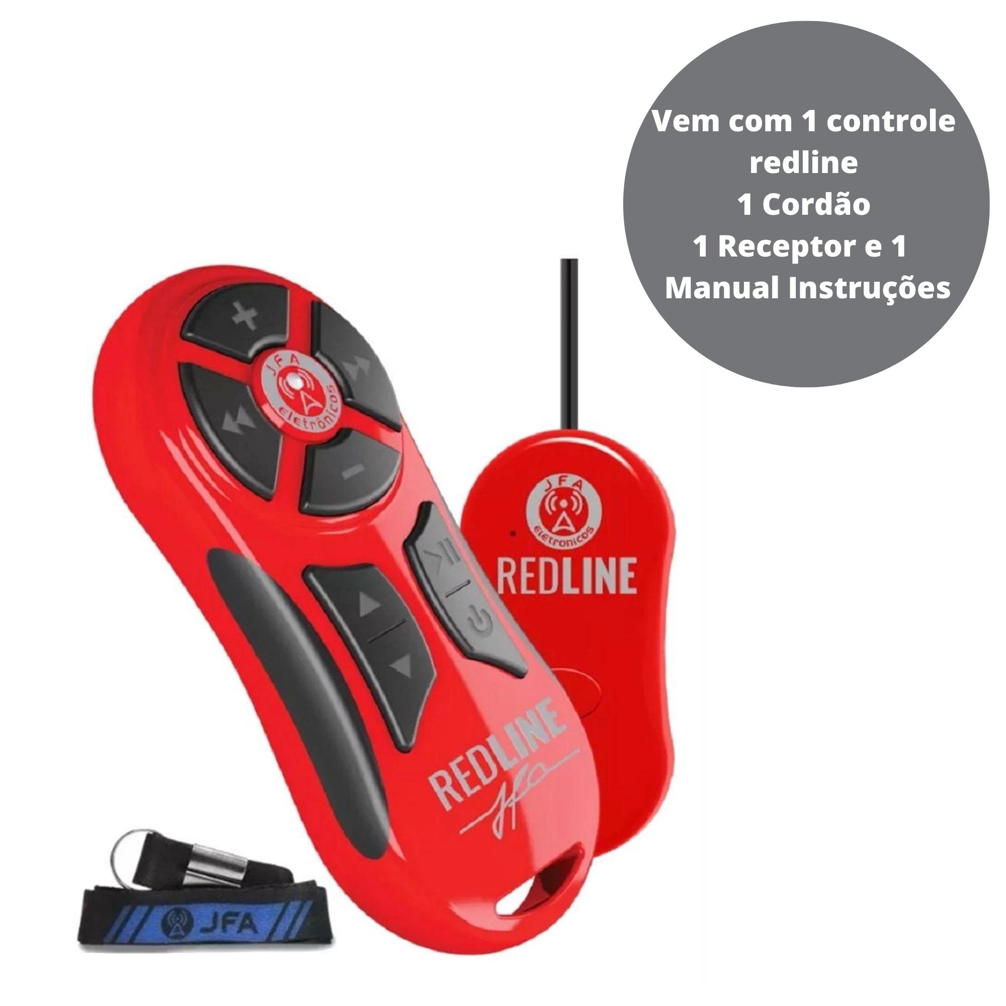 Controle Longa Distancia Até 1200 Metros Remoto Controlador Redline WR JFA Vermelho Automotivo