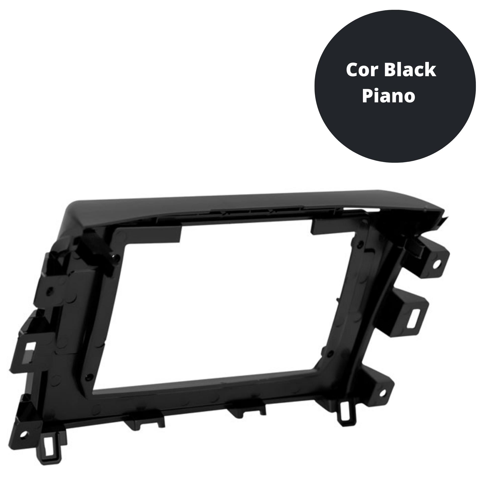 Moldura 10 Polegadas Frontier 2017 2018 2019 2020 2021 Black Piano - Expex EPX10NS005