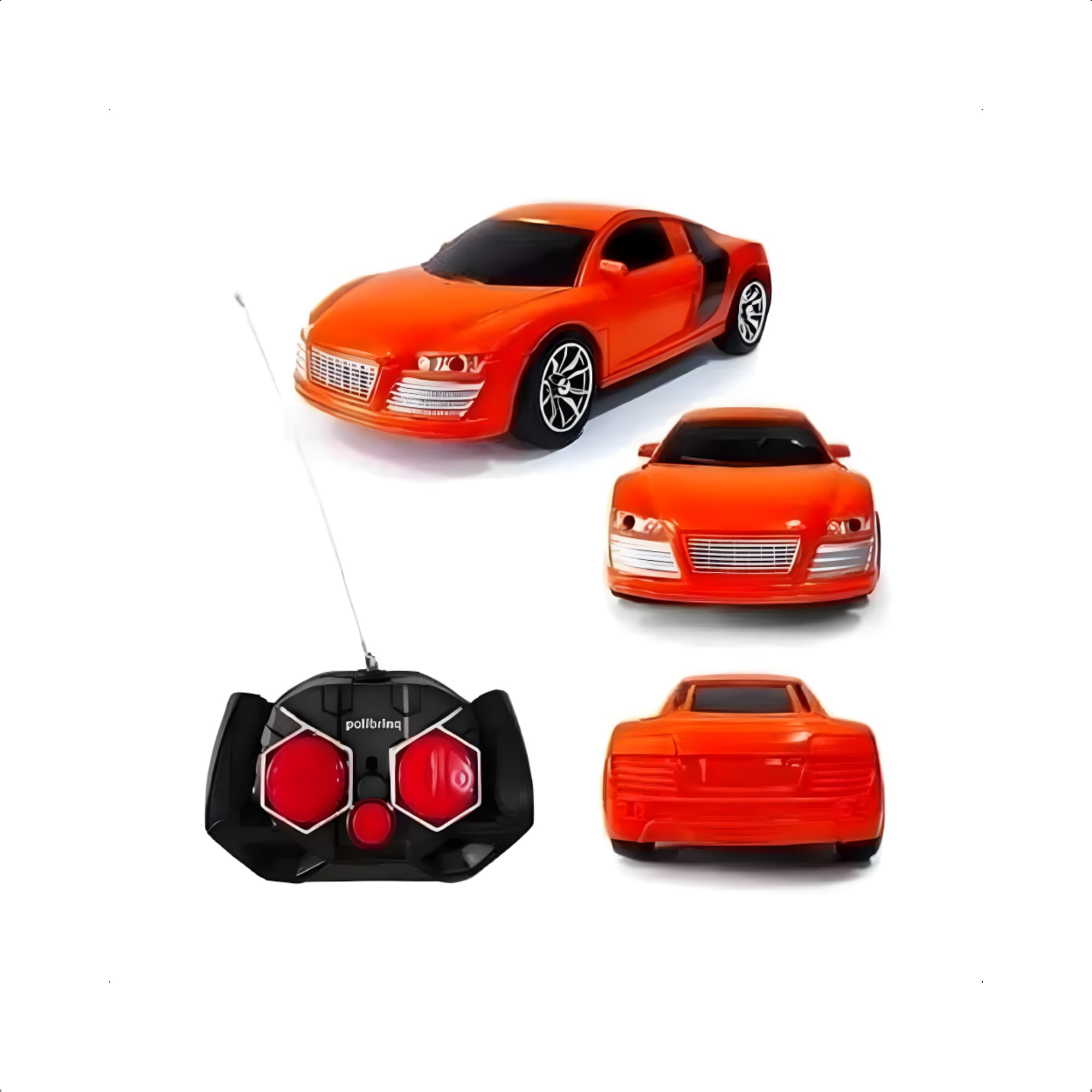 Brinquedo Carrinho de Controle Remoto 6 Ultra Carros 1:4 Sortido Unitário Polibrinq - CAR2241