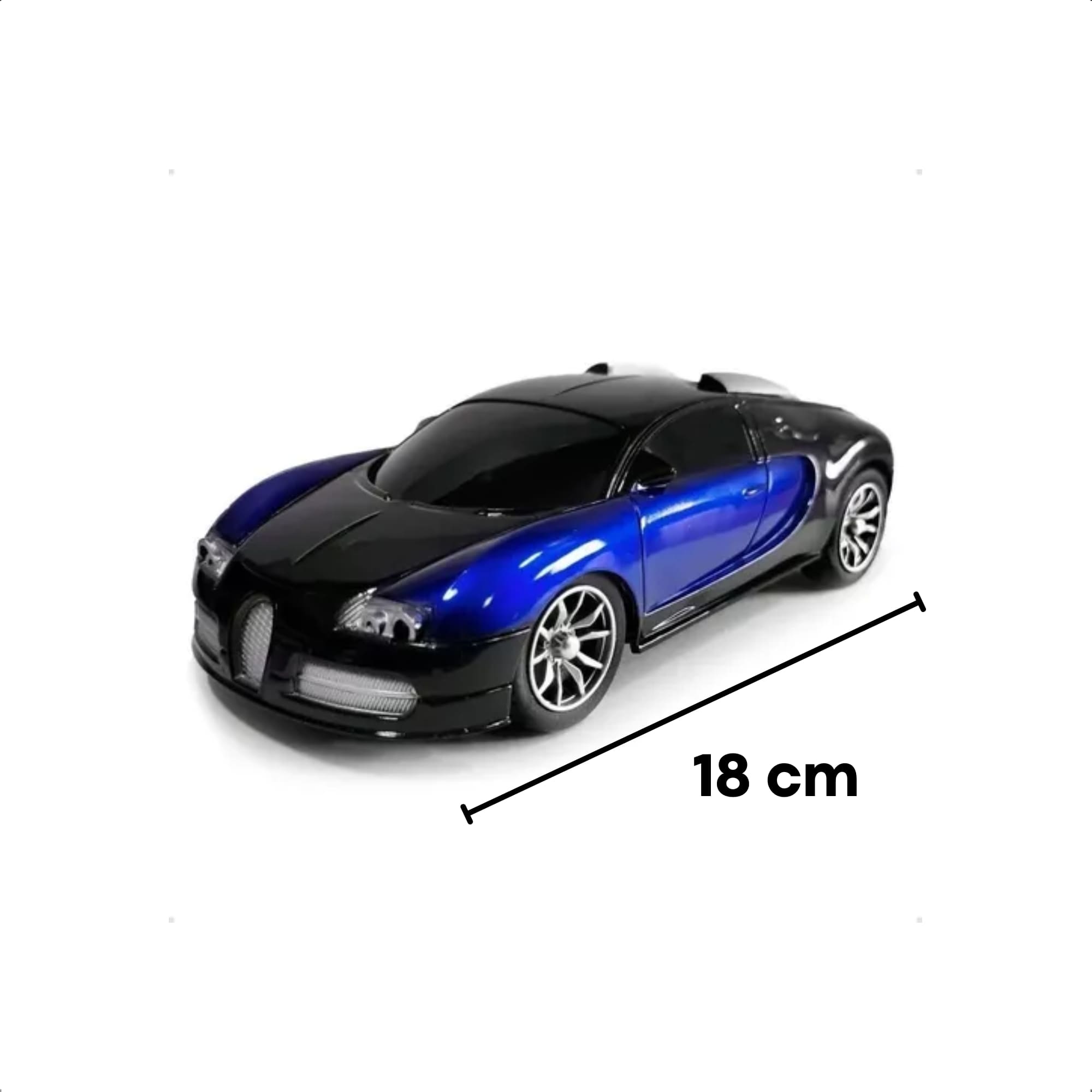 Brinquedo Carrinho de Controle Remoto 6 Ultra Carros 1:4 Sortido Unitário Polibrinq - CAR2241