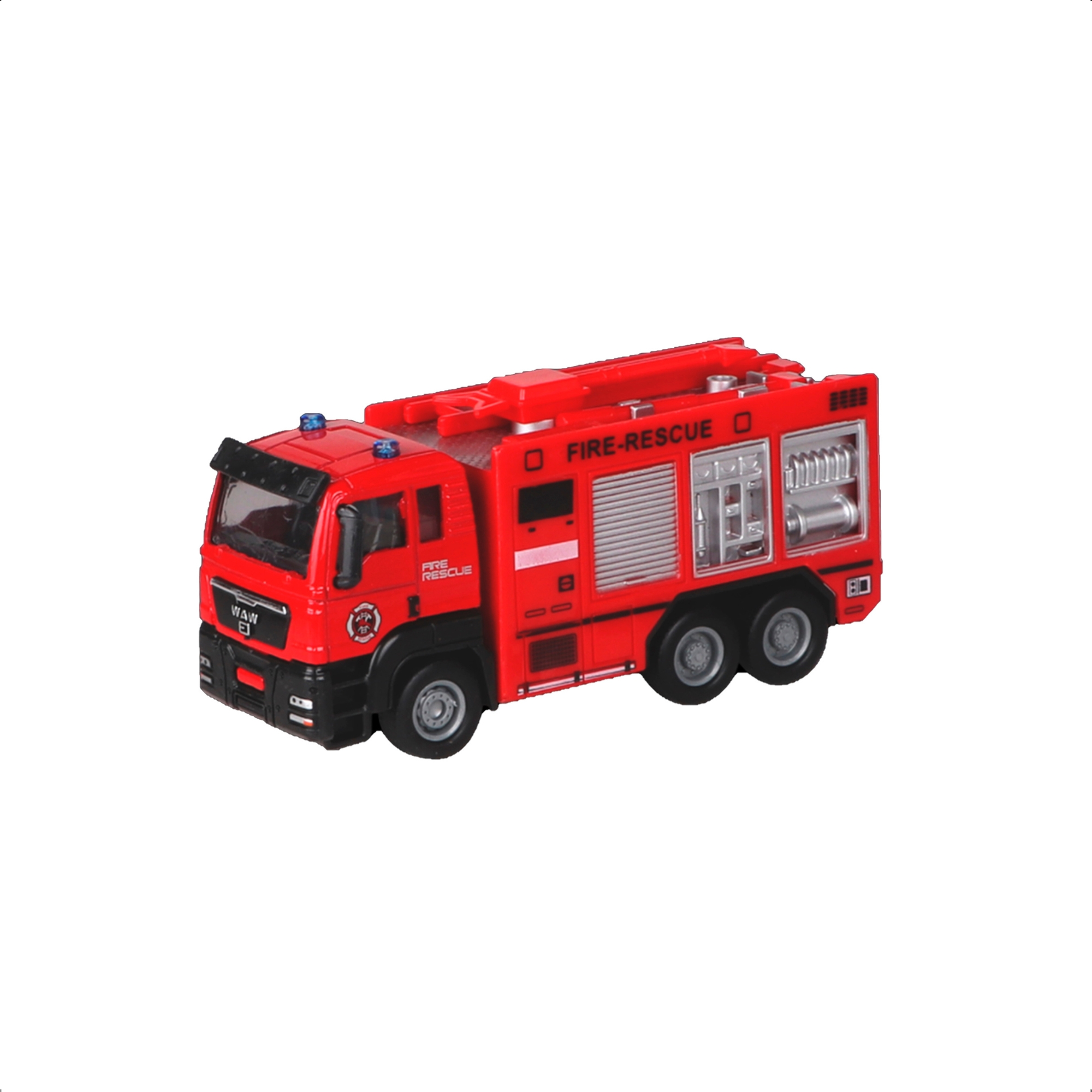 Carrinho de Brinquedo Infantil Coleção Bombeiro Super Resgate Sortido Unitário Polibrinq - CAR612