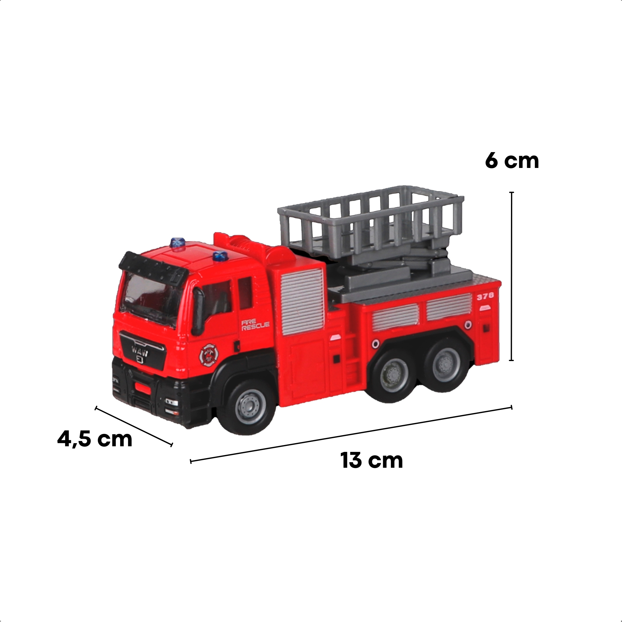 Carrinho de Brinquedo Infantil Coleção Bombeiro Super Resgate Sortido Unitário Polibrinq - CAR612