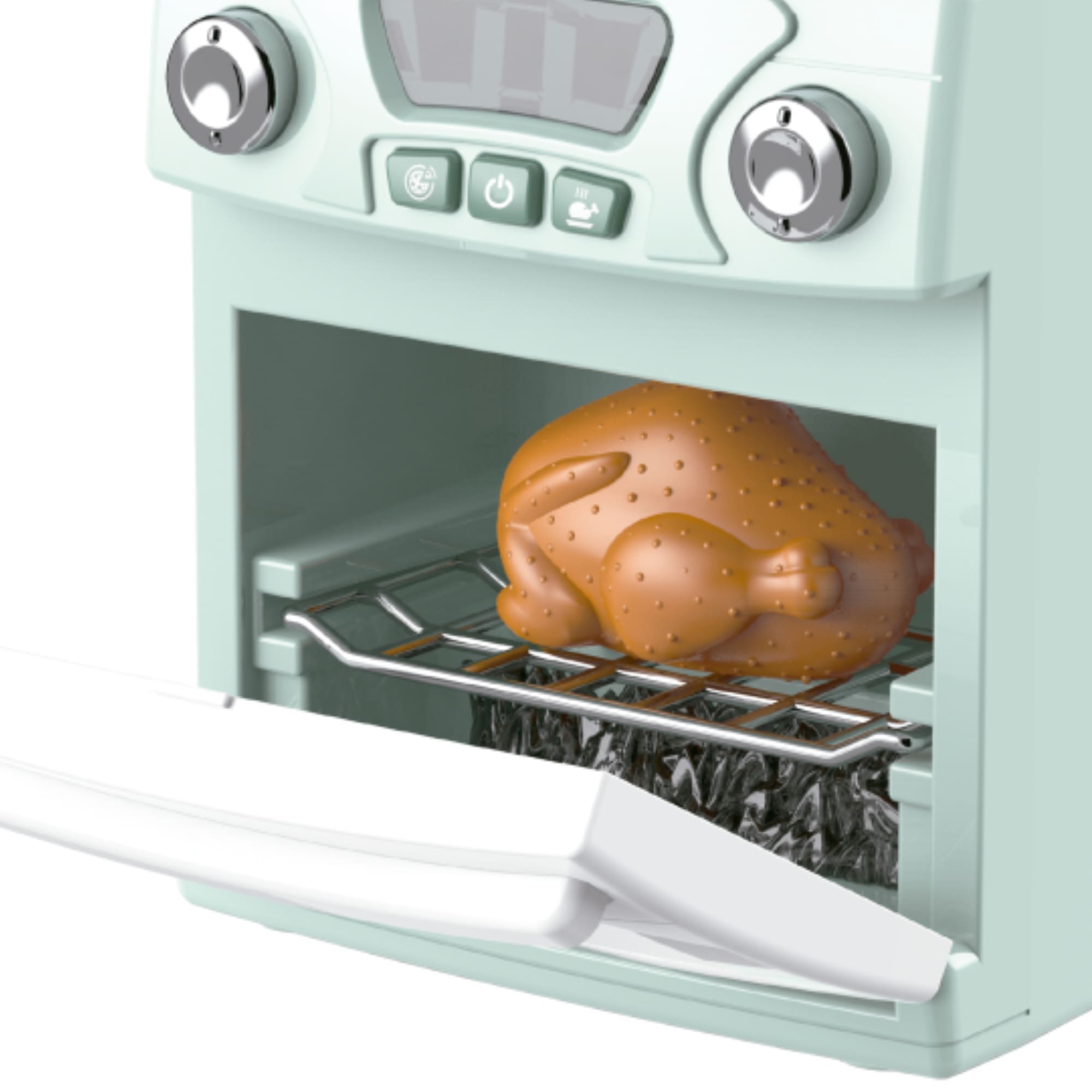 Brinquedo Fogão Mini Cozinha com Luz Som Interativo Faz de Conta Infantil Fenix - LKC-990