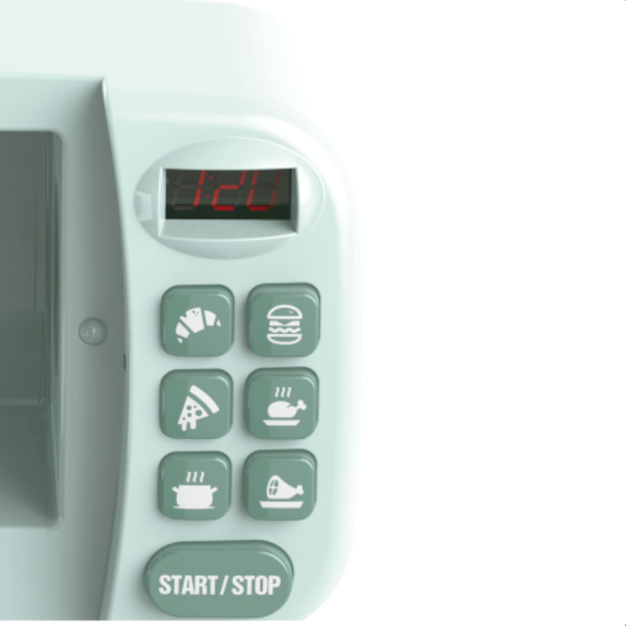 Brinquedo Infantil Microondas Mini Cozinha Luz/Som Interativo Faz de Conta Fenix - LKC-991