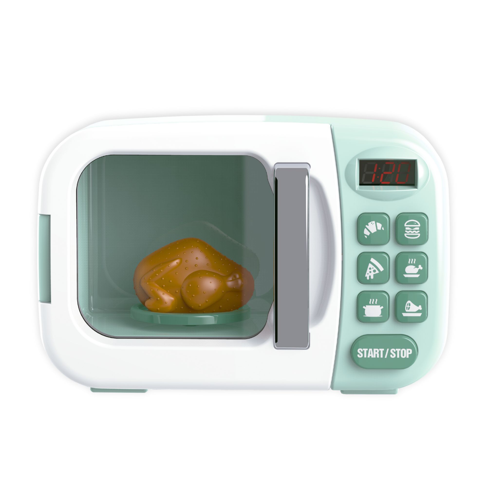 Brinquedo Infantil Microondas Mini Cozinha Luz/Som Interativo Faz de Conta Fenix - LKC-991