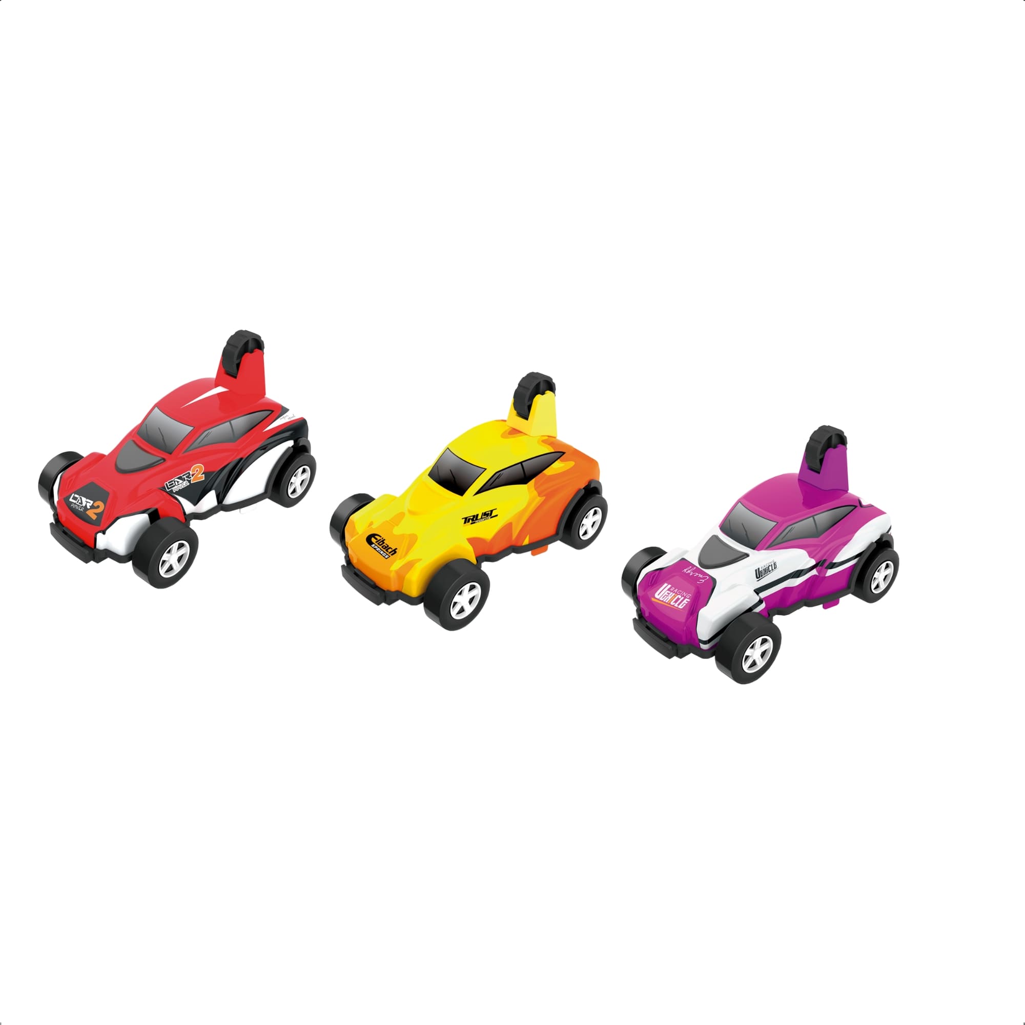 Brinquedo Infantil Carrinho Gira 360° Movido à Fricção Sortido e Unitário Radical Fenix DDC-977