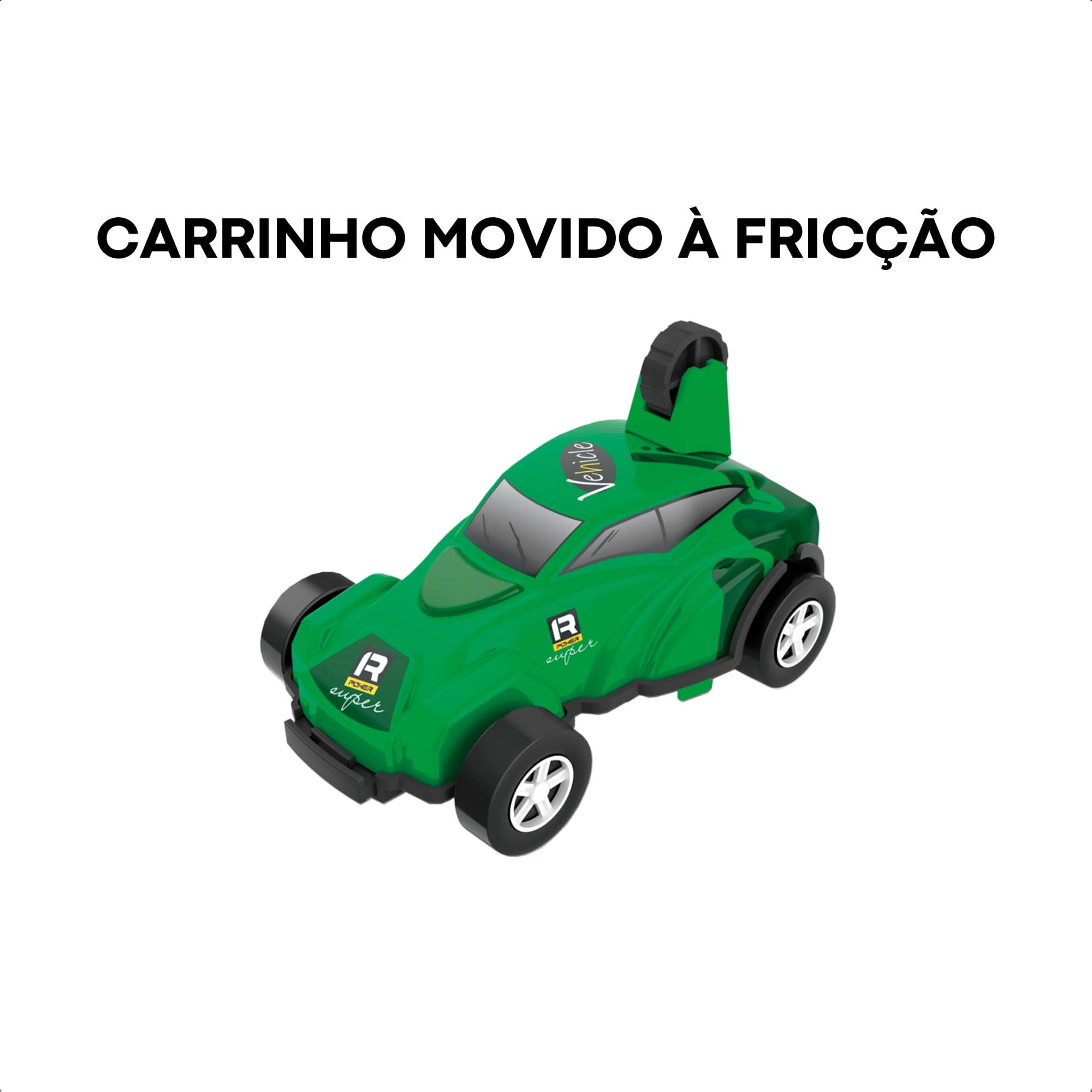 Brinquedo Infantil Carrinho Gira 360° Movido à Fricção Sortido e Unitário Radical Fenix DDC-977