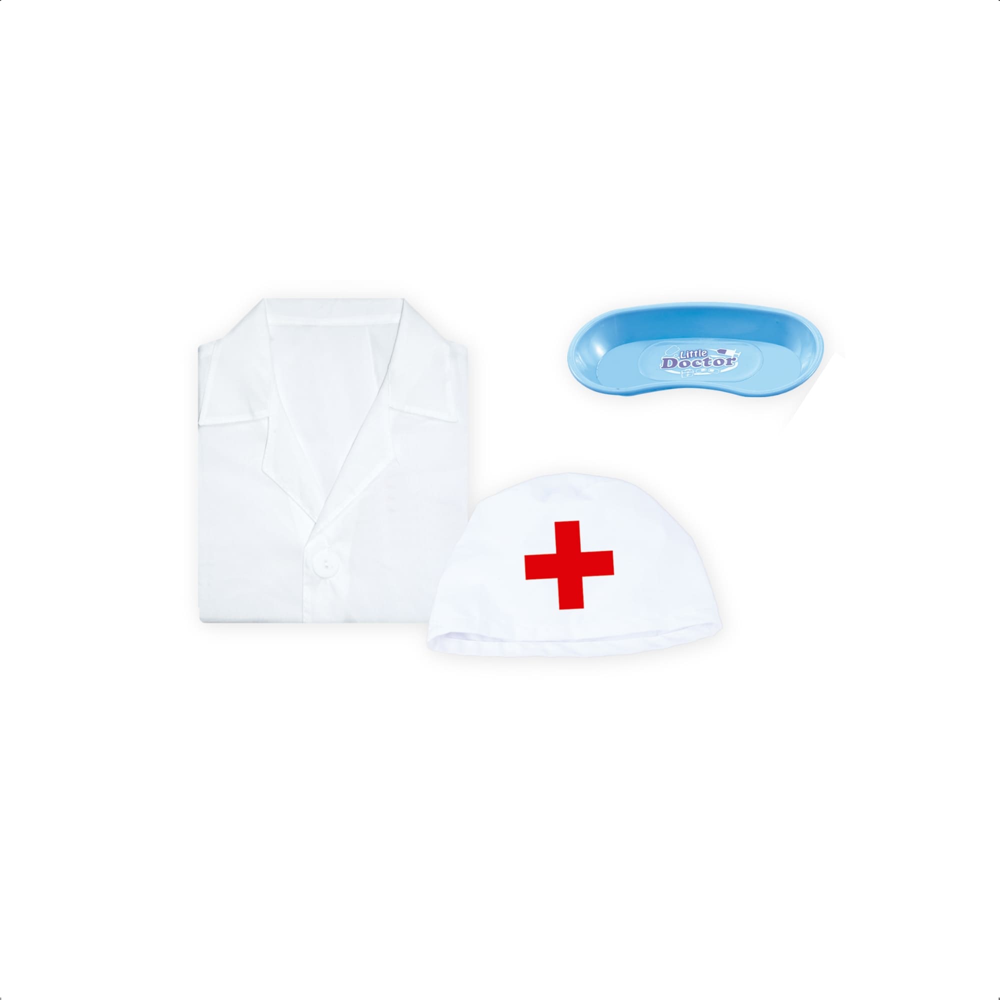 Brinquedo Infantil Kit Dentista Azul Com Avental e Acessórios Fenix - DTV-806A