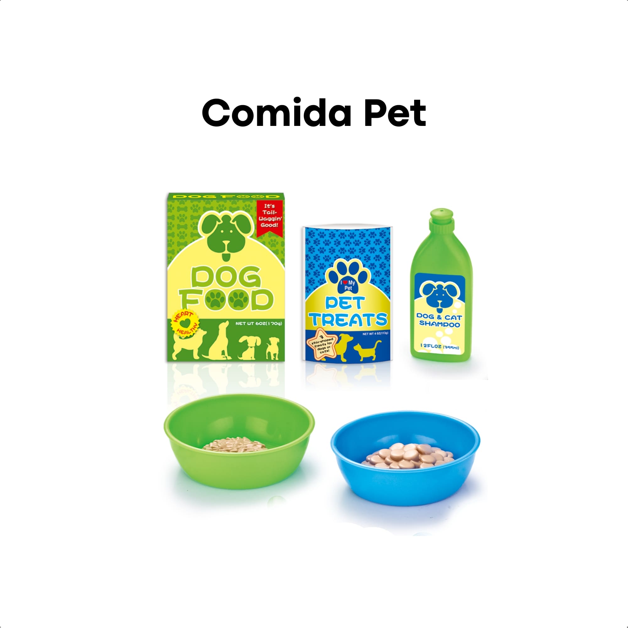 Brinquedo Infantil Kit Veterinário M com Cachorro de Pelúcia 14 Peças Fenix Brinquedos - VET-709
