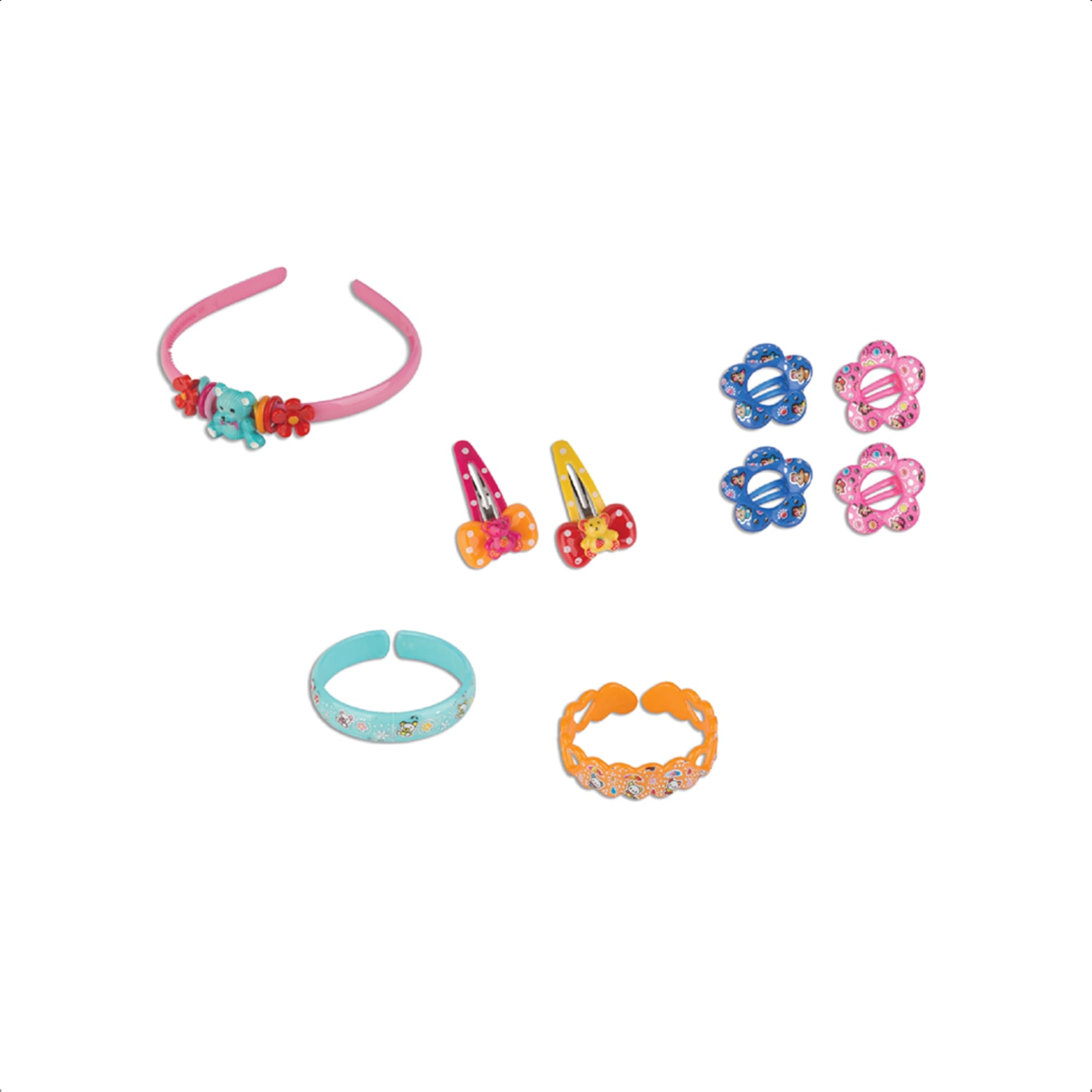 Brinquedo Infantil Coleção Princesas Bolsa c/ Acessórios Sortido Rosa-Fenix BS-201