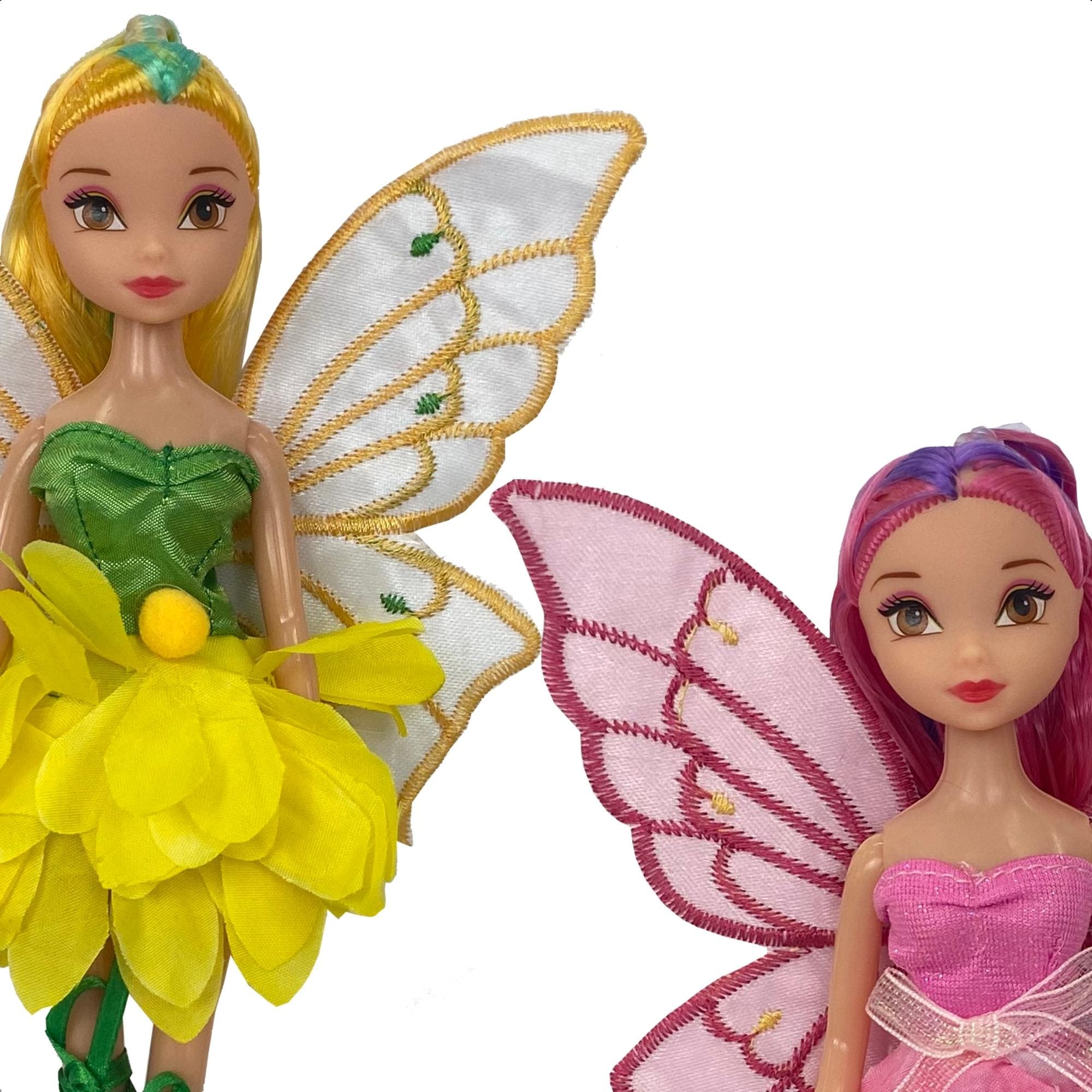Boneca Fada Encantada Sortida 23cm Articulada Brinquedo Infantil Unitária-Fenix Brinquedos - FEN-168