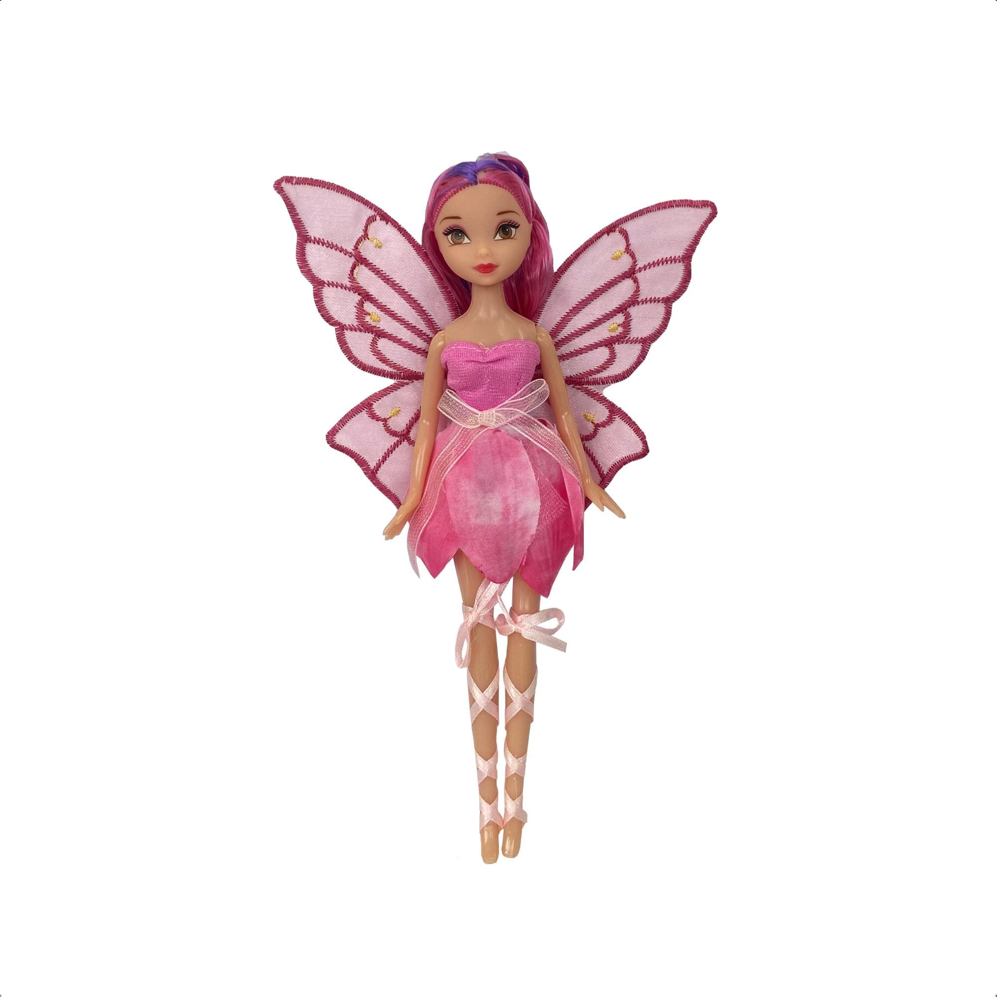 Boneca Fada Encantada Sortida 23cm Articulada Brinquedo Infantil Unitária-Fenix Brinquedos - FEN-168