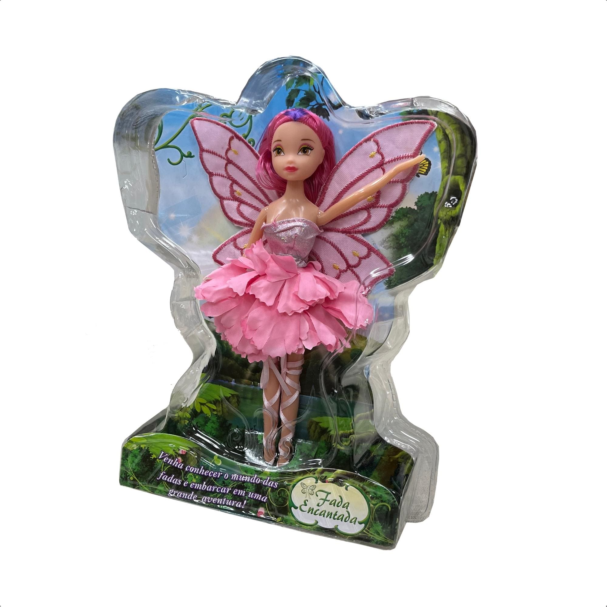 Boneca Fada Encantada Sortida 23cm Articulada Brinquedo Infantil Unitária-Fenix Brinquedos - FEN-168