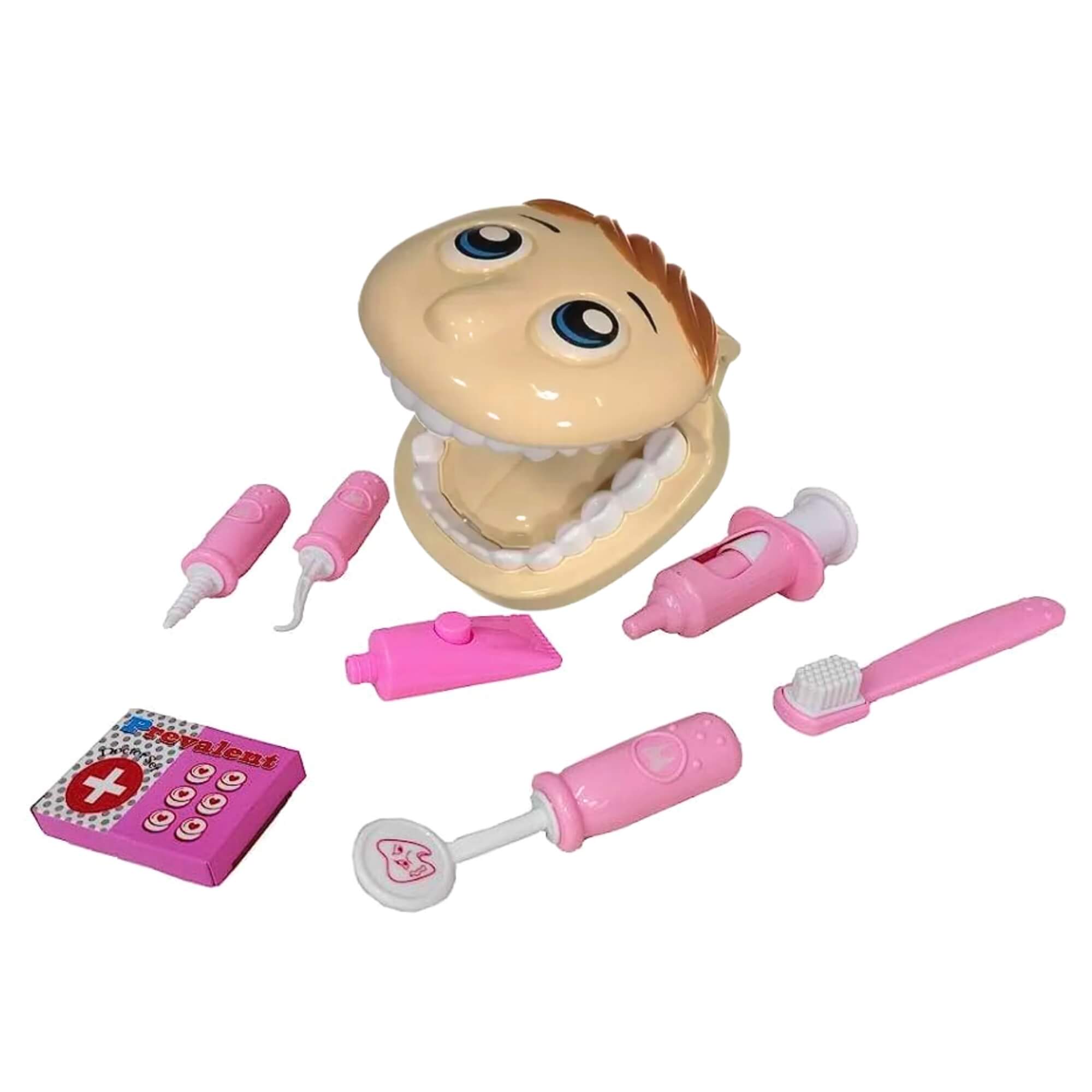 Brinquedo Infantil Kit Dentista Mini Paciente Profissão Faz de Conta Fenix - DTC-524R