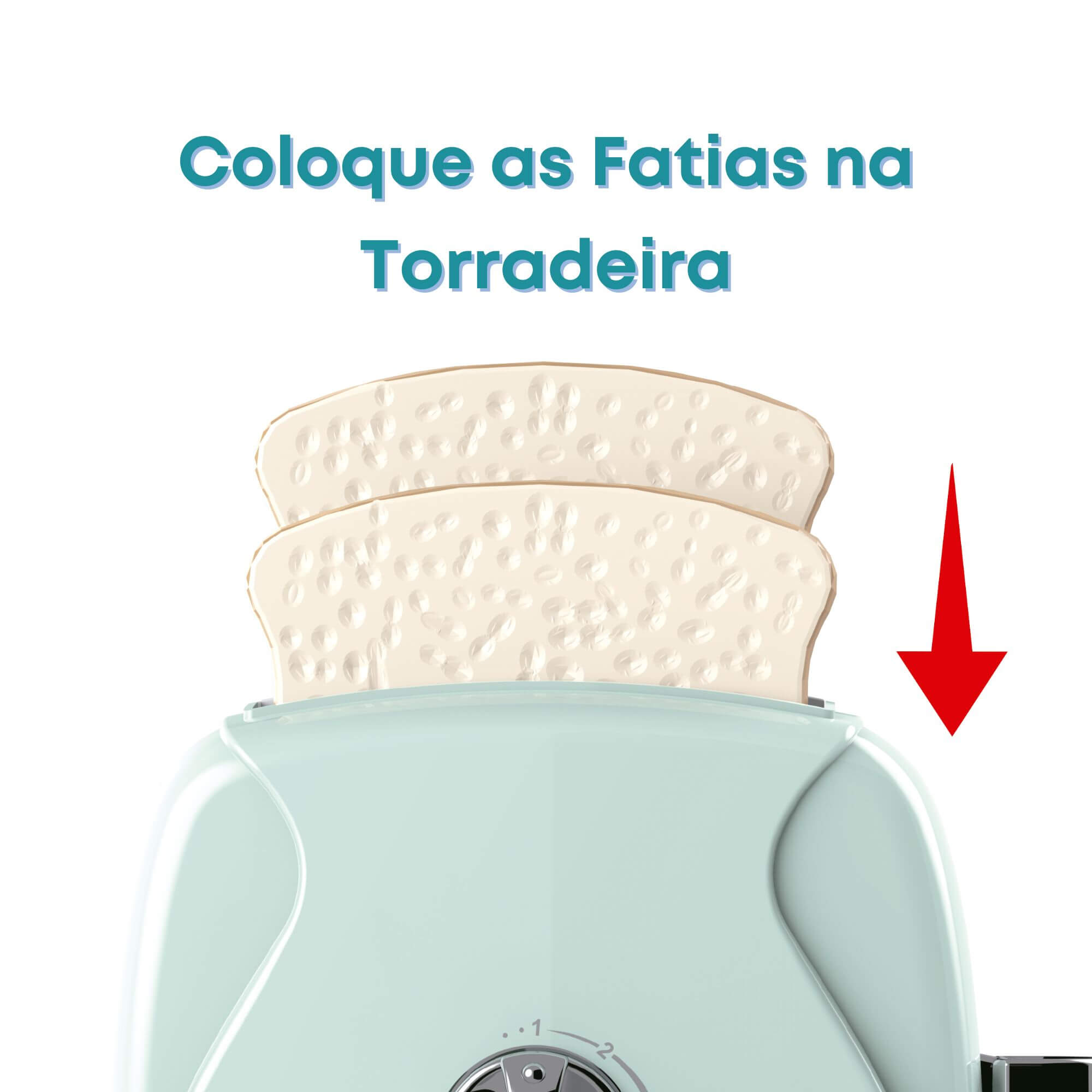 Brinquedo Infantil Torradeira Mini Cozinha 2 Fatias de Pão Faz de Conta Fenix Brinquedos LKC-987