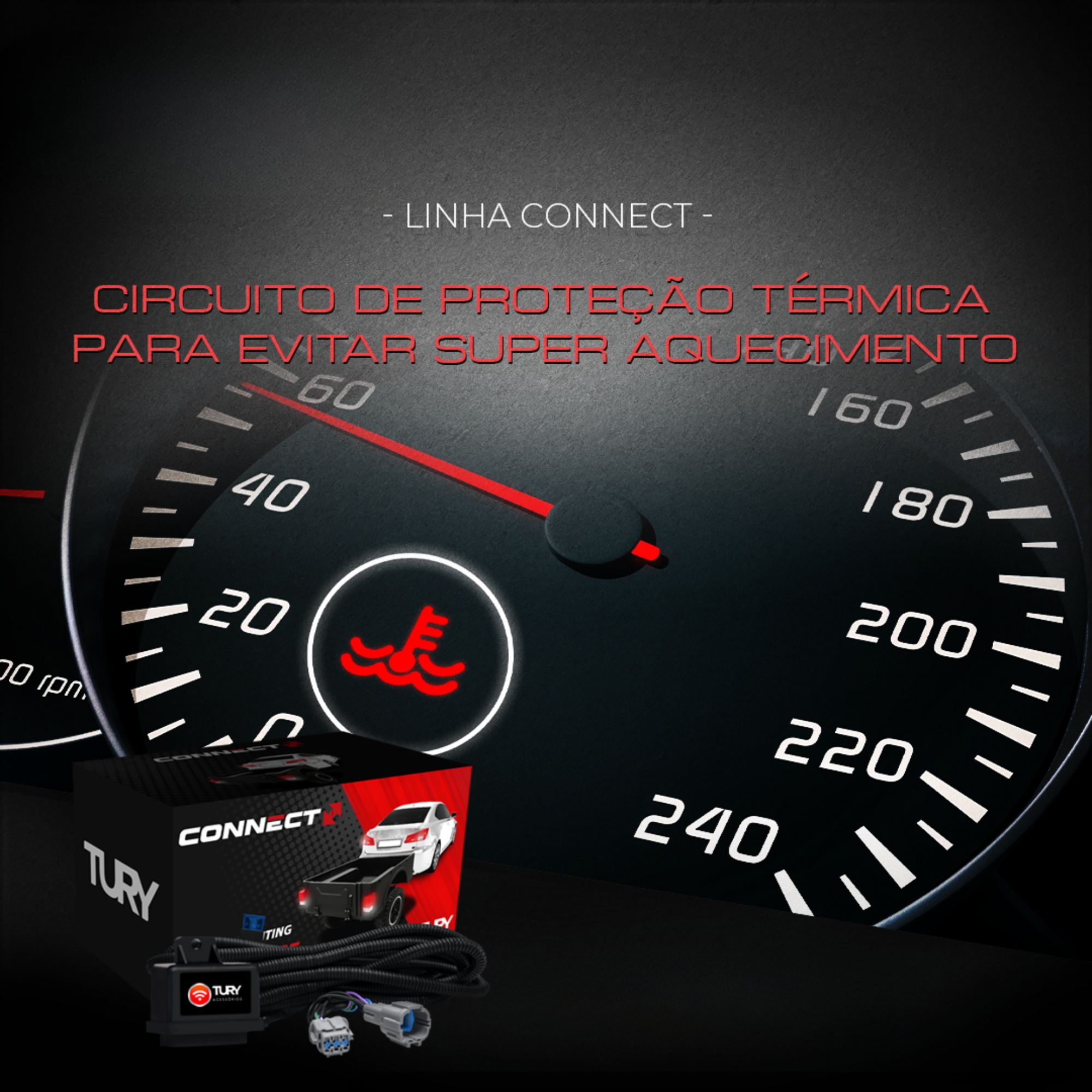 Módulo Elétrico Para Engates Reboque Tiggo 5 e 7 2019 2020 2021 2022 2023 Tury - CONNECT 1 CP