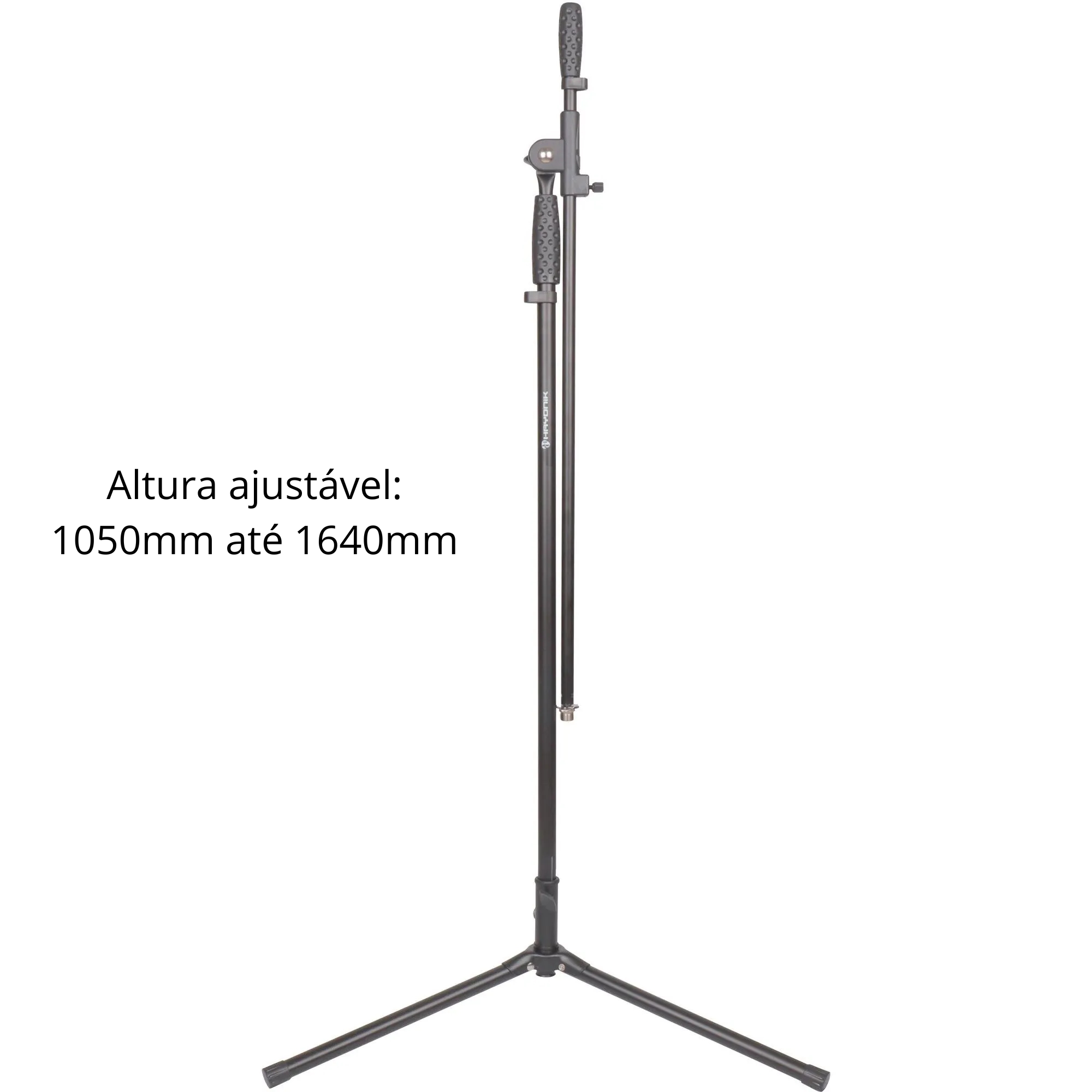 Pedestal Para Microfone Aço Do Tipo Girafa Pé Retratil Pés De Borracha Hayonik - 0000078660