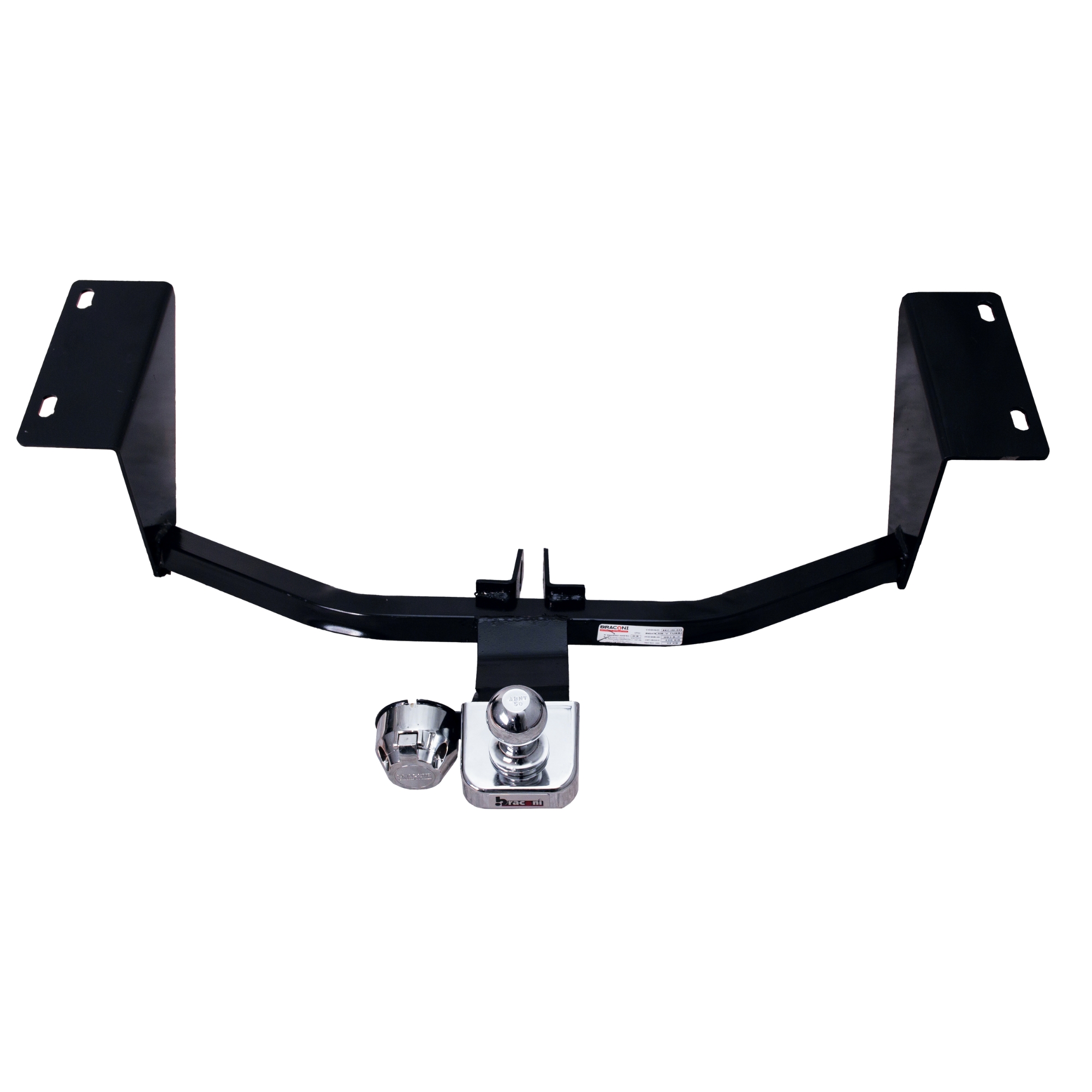 Engate Reboque HRV Turbo 2015 até 2022 Tração até 500kg Bola Cromada Braconi - IM-242