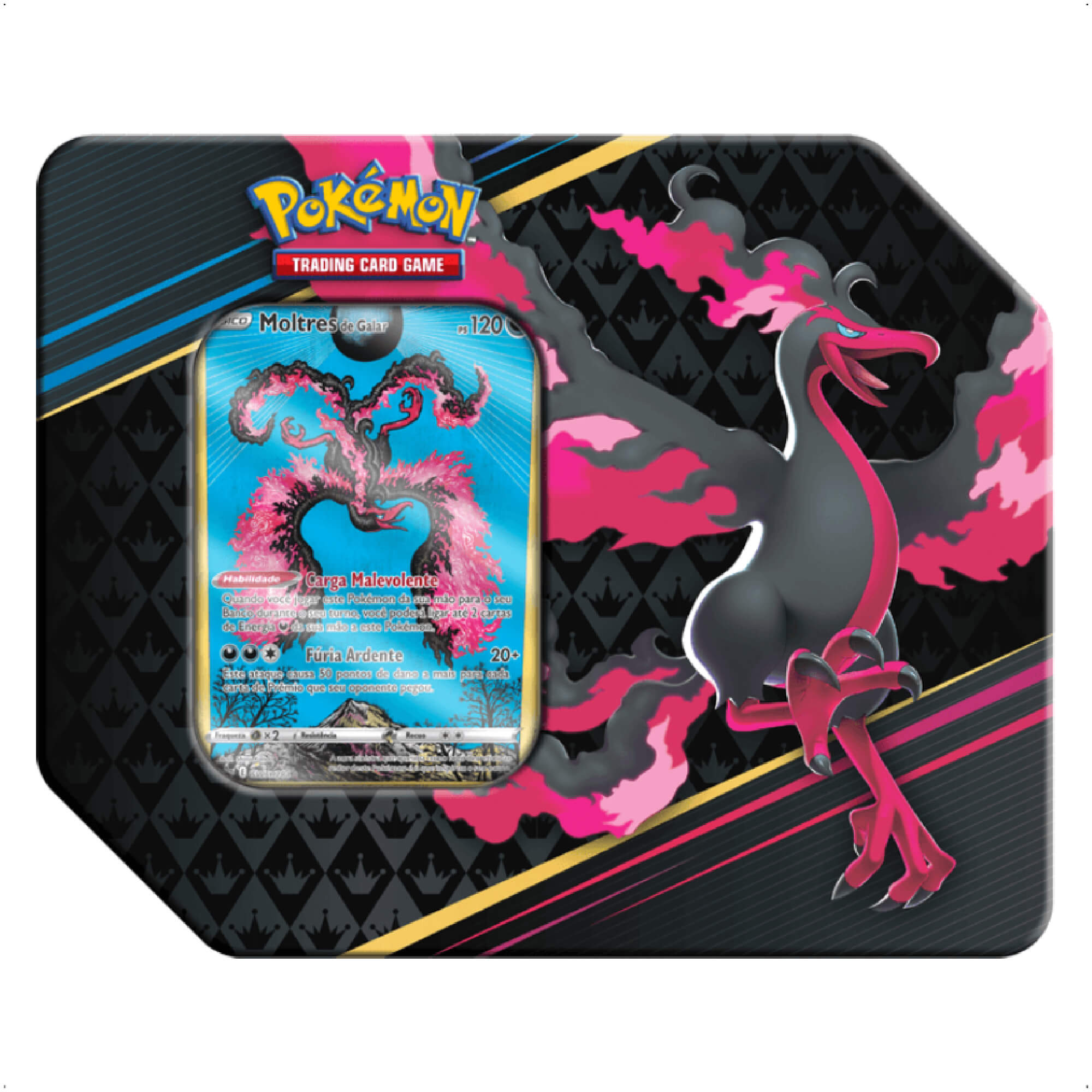 Pokemon TCG 3 Latas Articuno Zapdos Moltres De Galar Realeza Absoluta Copag - 32193