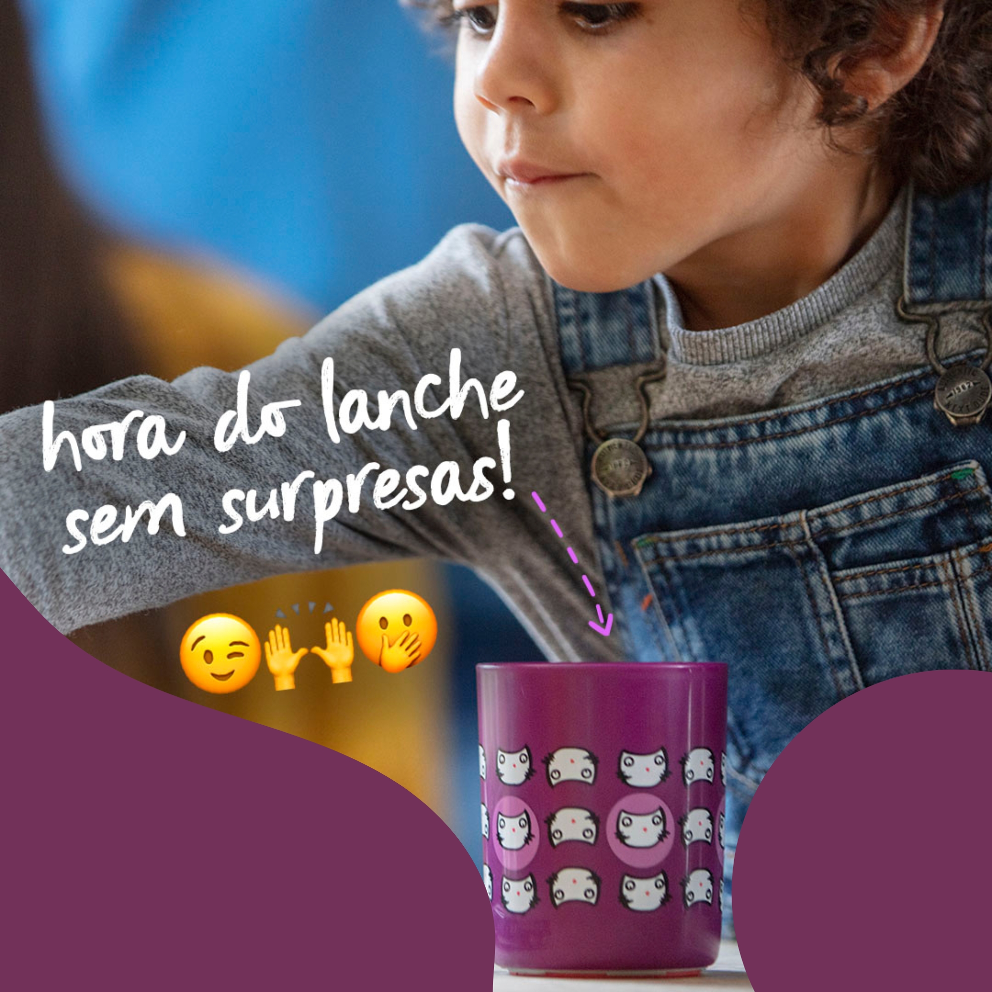 Copo Infantil Anti-queda No Knock 190 ML Difícil de Derrubar Azul Cachorrinhos - Multikids
