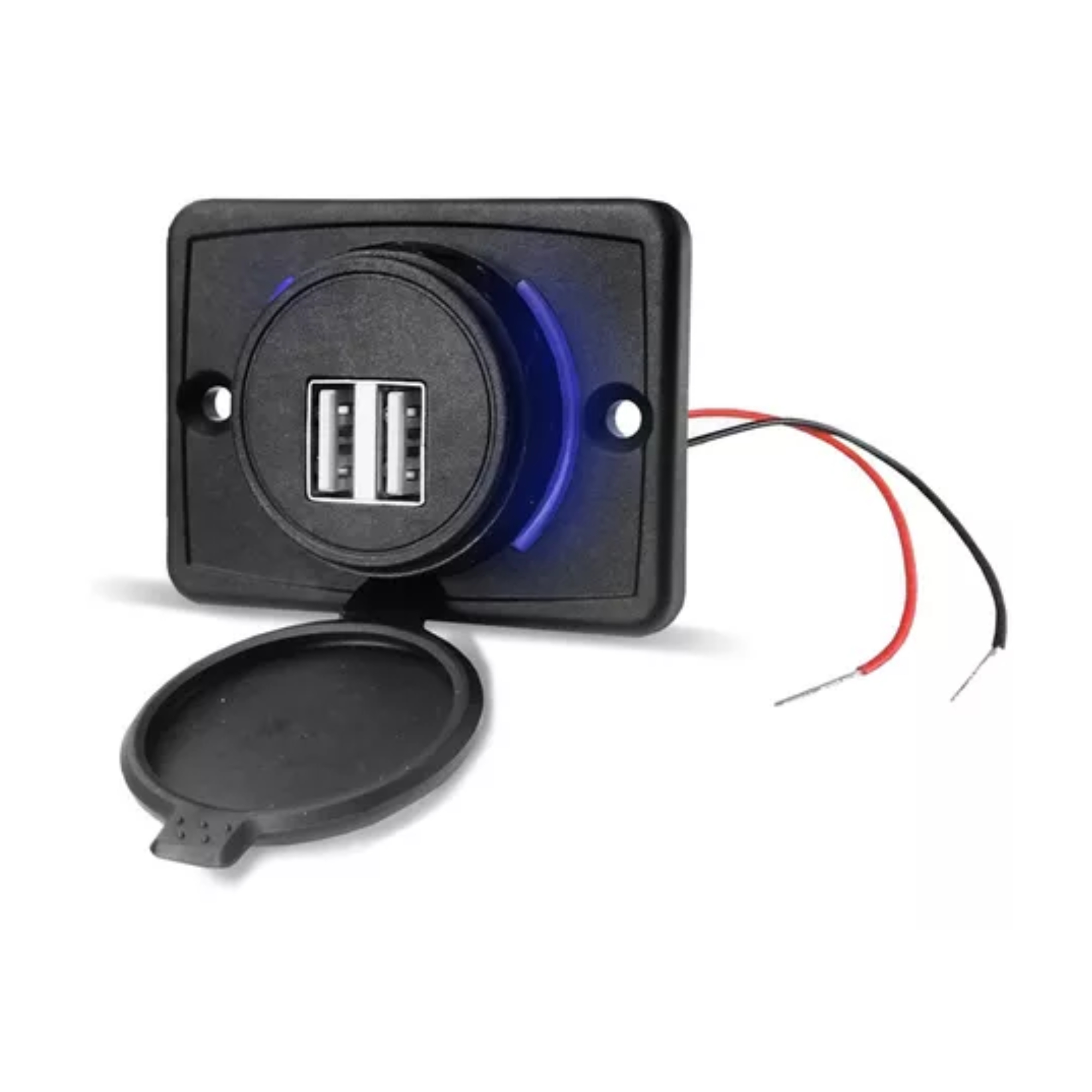 5 Tomadas USB para recarregar celular automotivo 12V Roadstar RS110-2UBR