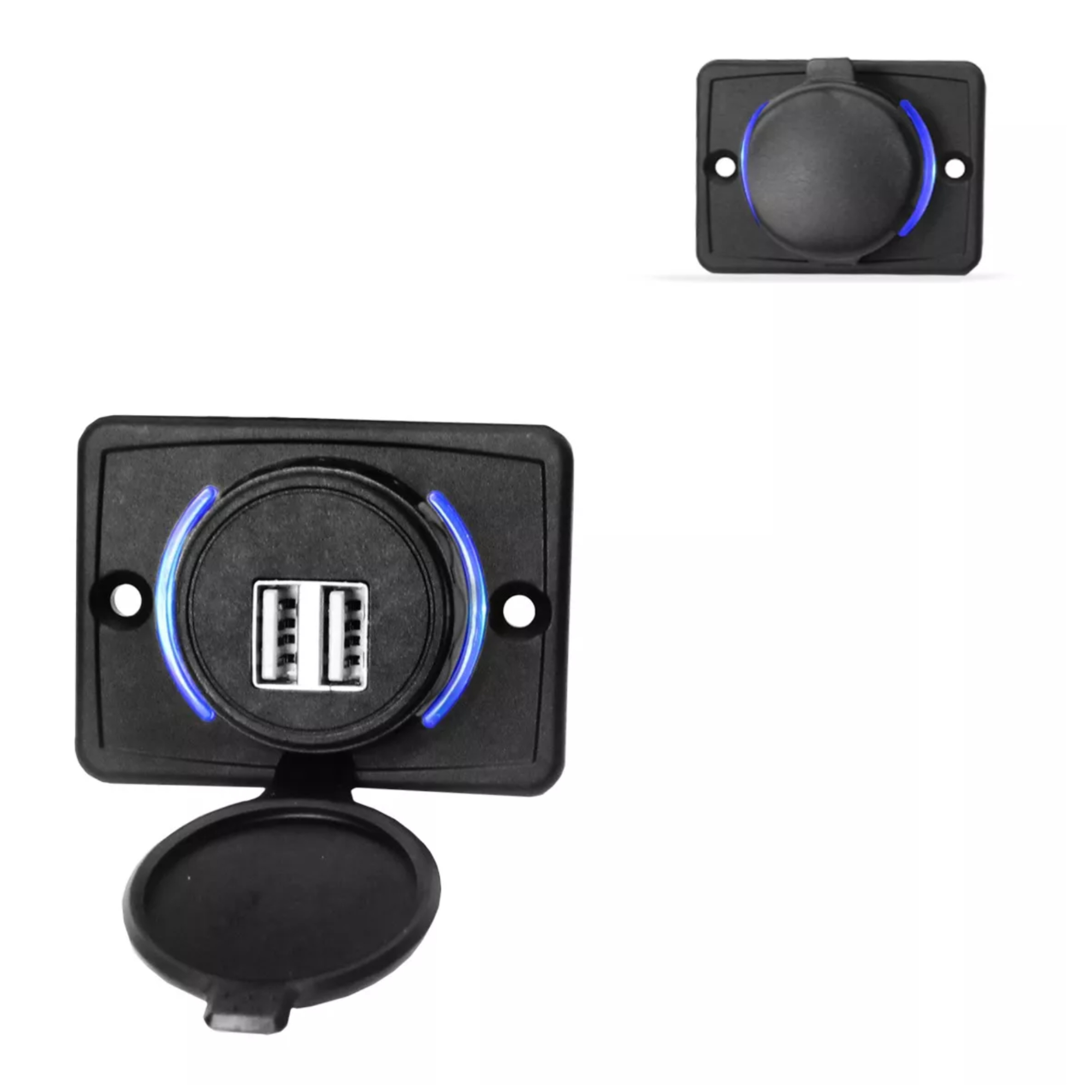 5 Tomadas USB para recarregar celular automotivo 12V Roadstar RS110-2UBR