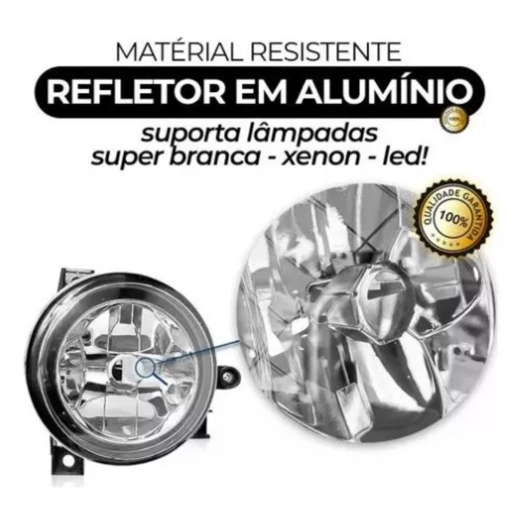 Farol de Milha Lado Esquerdo Gol G4 2006/2014 Parati G4 2006/2013 Saveiro G4 2006/2010 Suits - FUN339