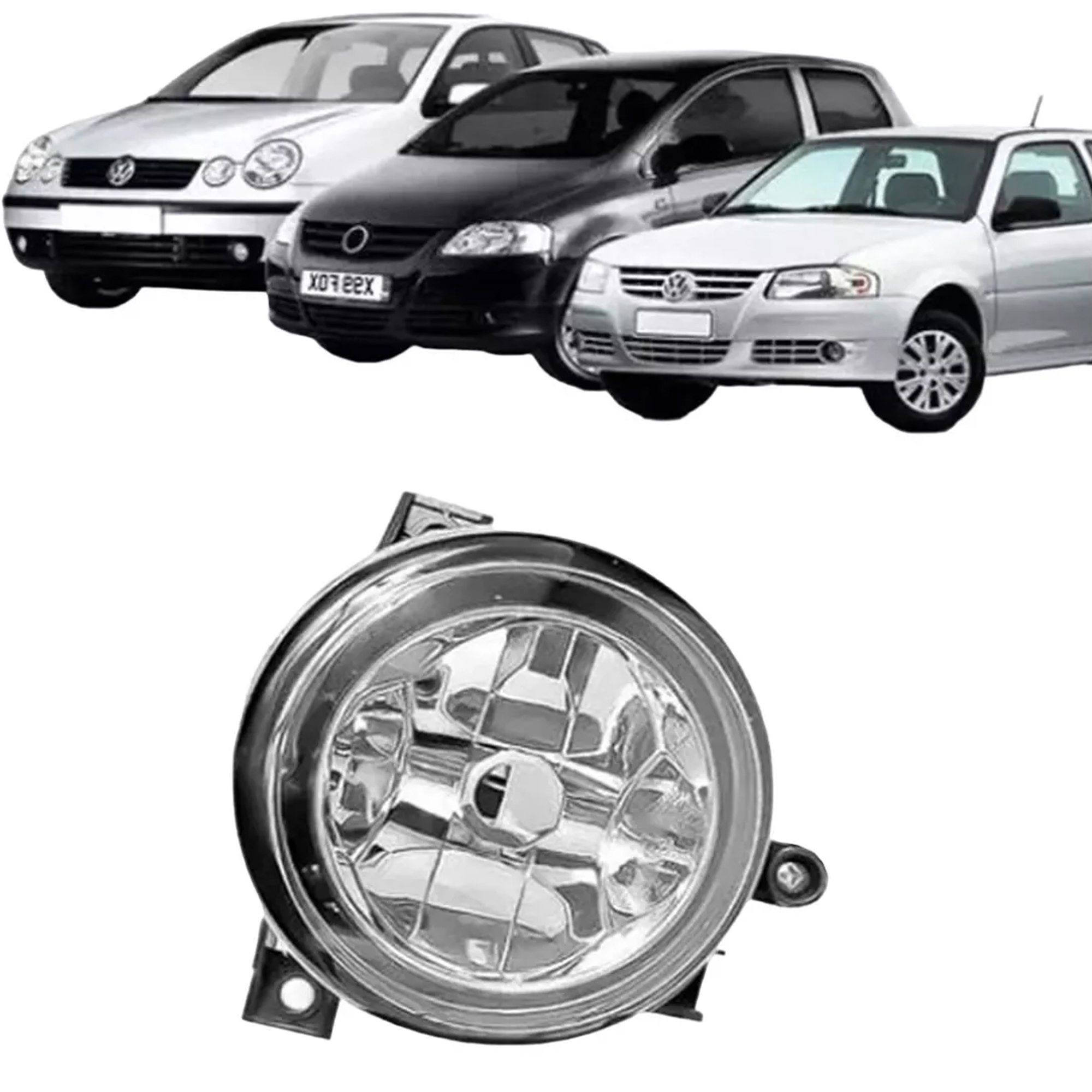 Farol de Milha Lado Direito Gol G4 2006/2014 Parati G4 2006/2013 Saveiro G4 2006/2010 Suits - FUN340