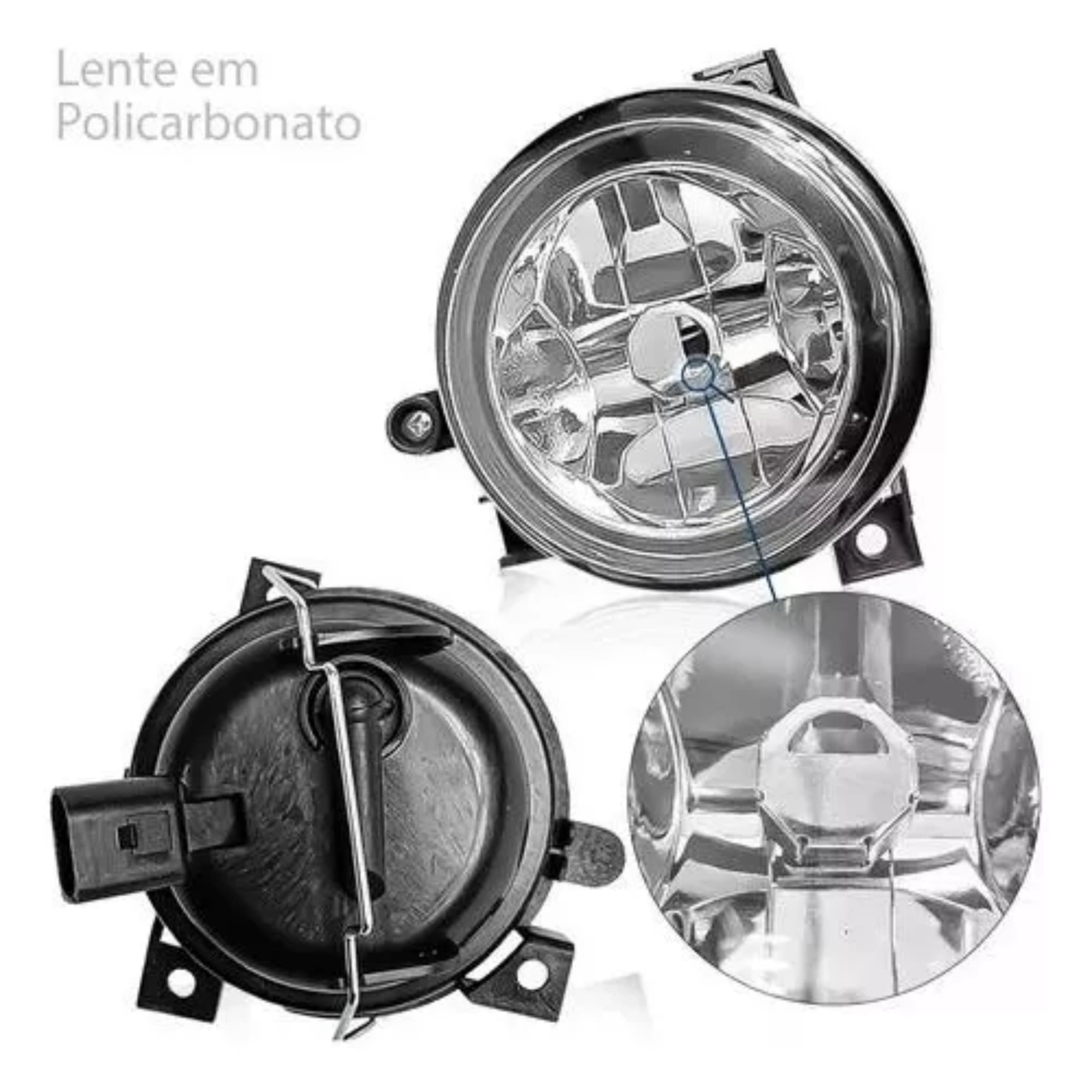 Farol de Milha Lado Direito Gol G4 2006/2014 Parati G4 2006/2013 Saveiro G4 2006/2010 Suits - FUN340