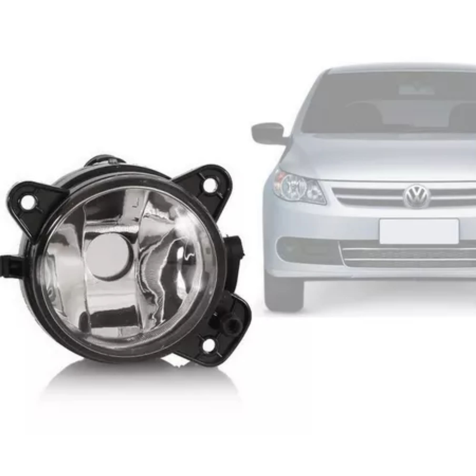 Farol de Milha Lado Direito Gol G5 Polo 2007 a 2011 Fox 2010 a 2014 Policarbonato 35w Suits - FUN208