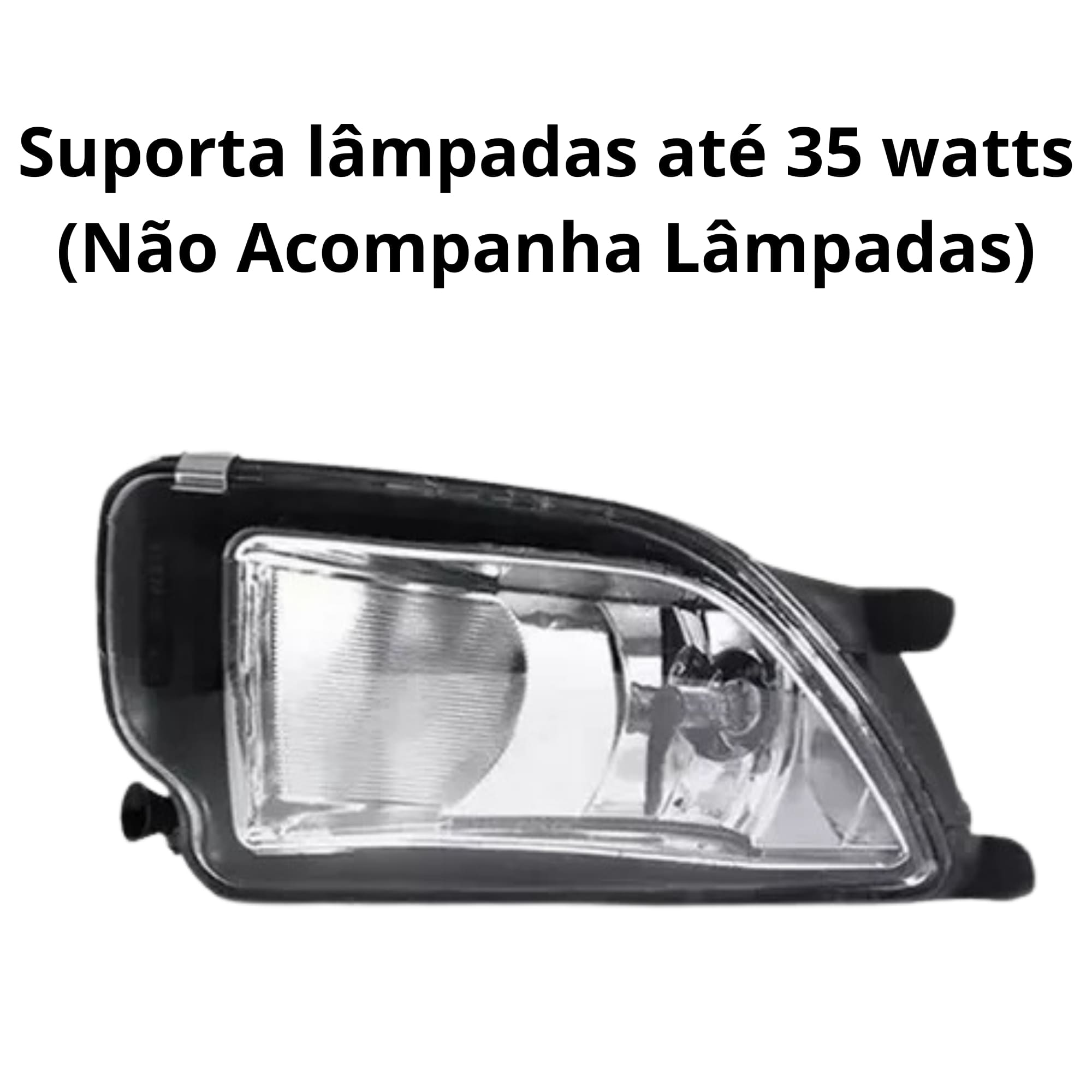 Farol de Milha Auxiliar Neblina Lado Esquerdo Gol G6 12/16 Voyage G6 13/16 35W Suits - FUN249/ FUN 315